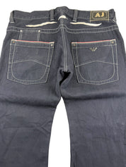 Armani Logo Bootcut Jeans (M)