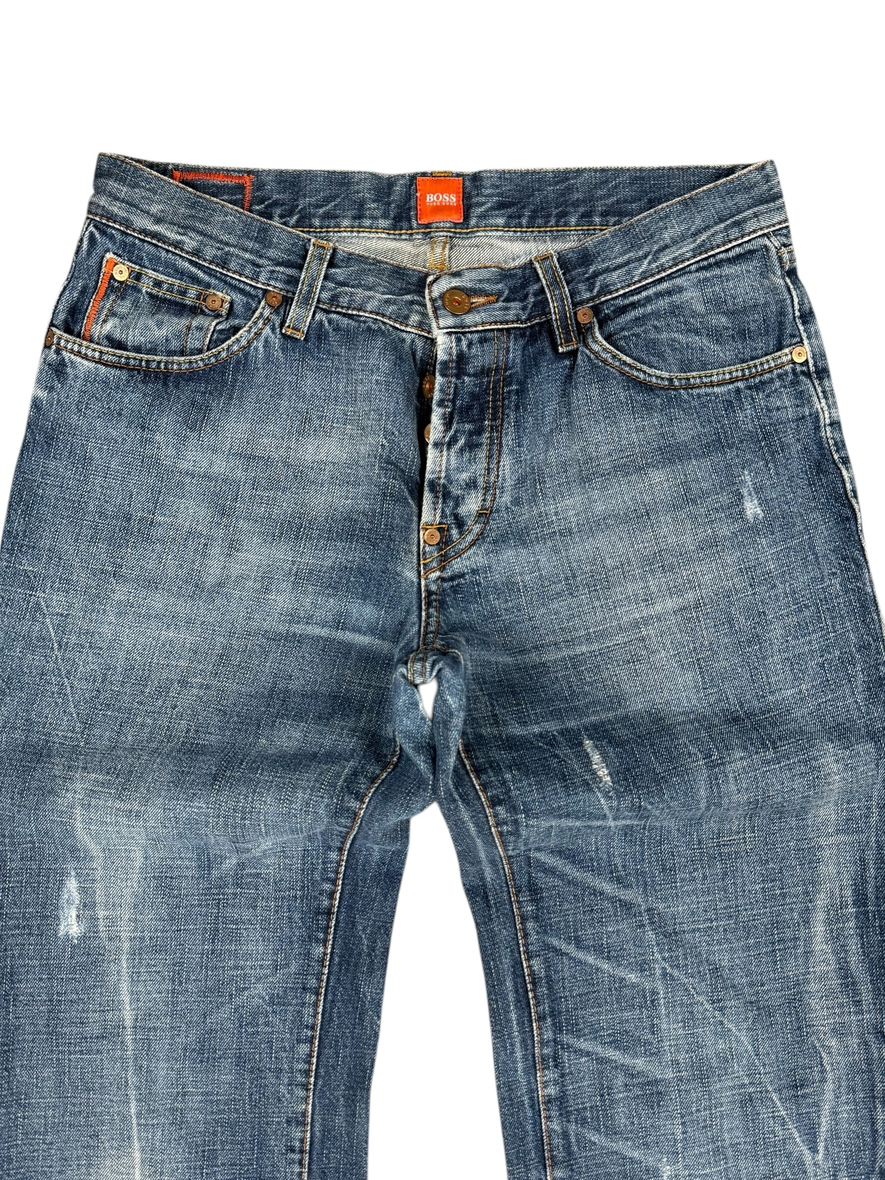 Hugo Boss Washed Bootcut Jeans (S)