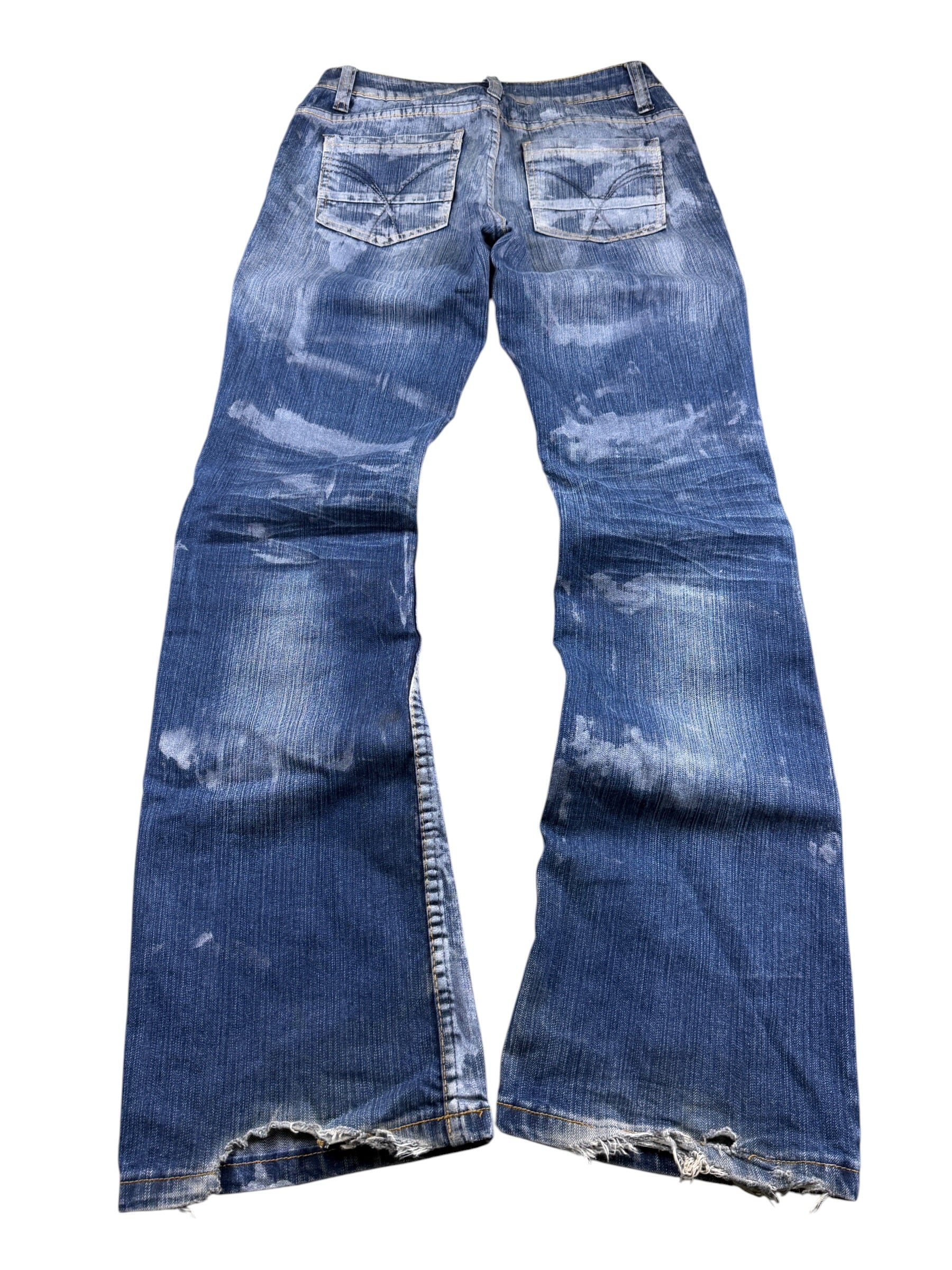 Crazy washed Bootcut Jeans (XS)