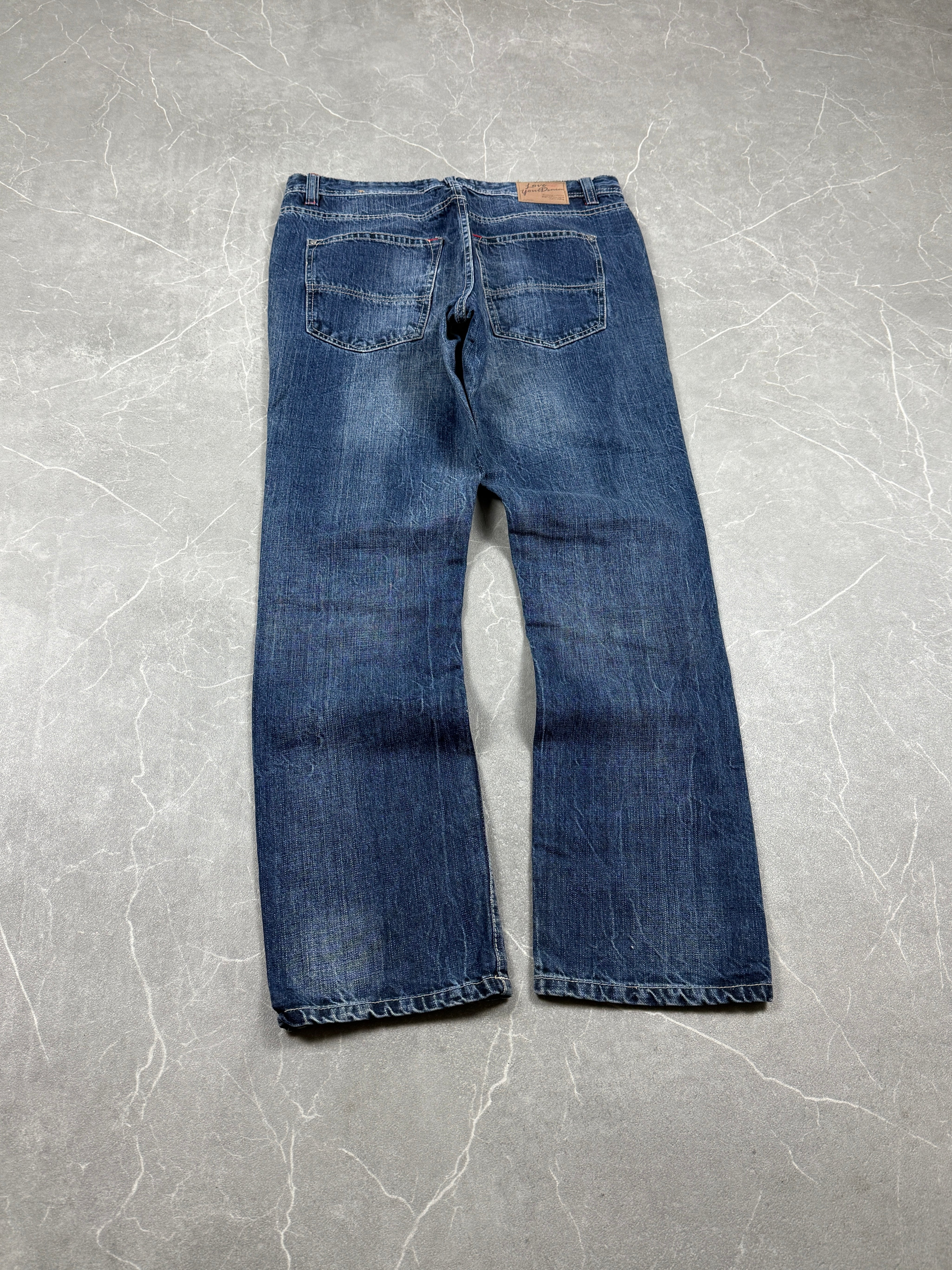 Vintage washed jeans