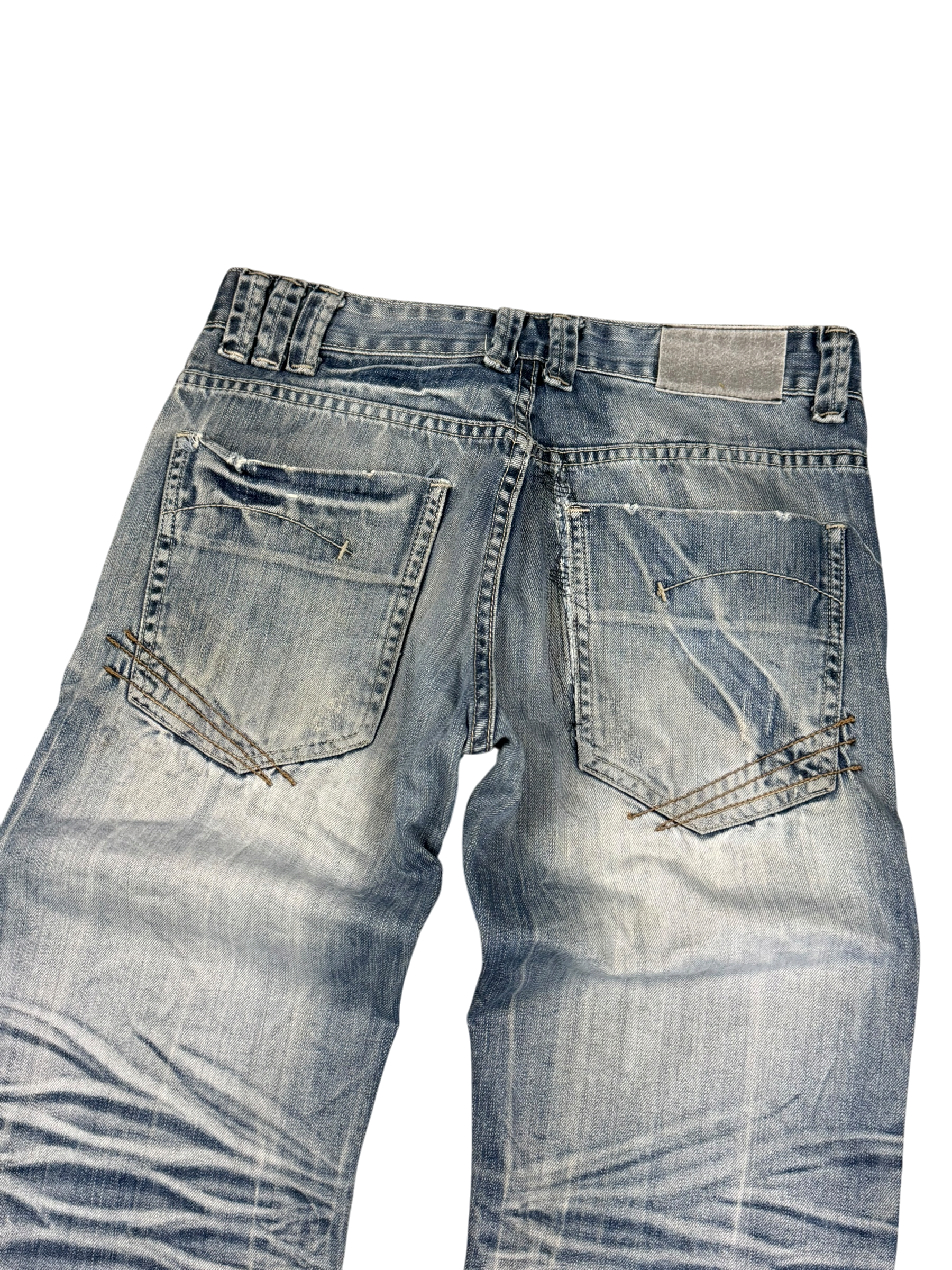 Ultra Washed Bootcut Jeans (XS-S)