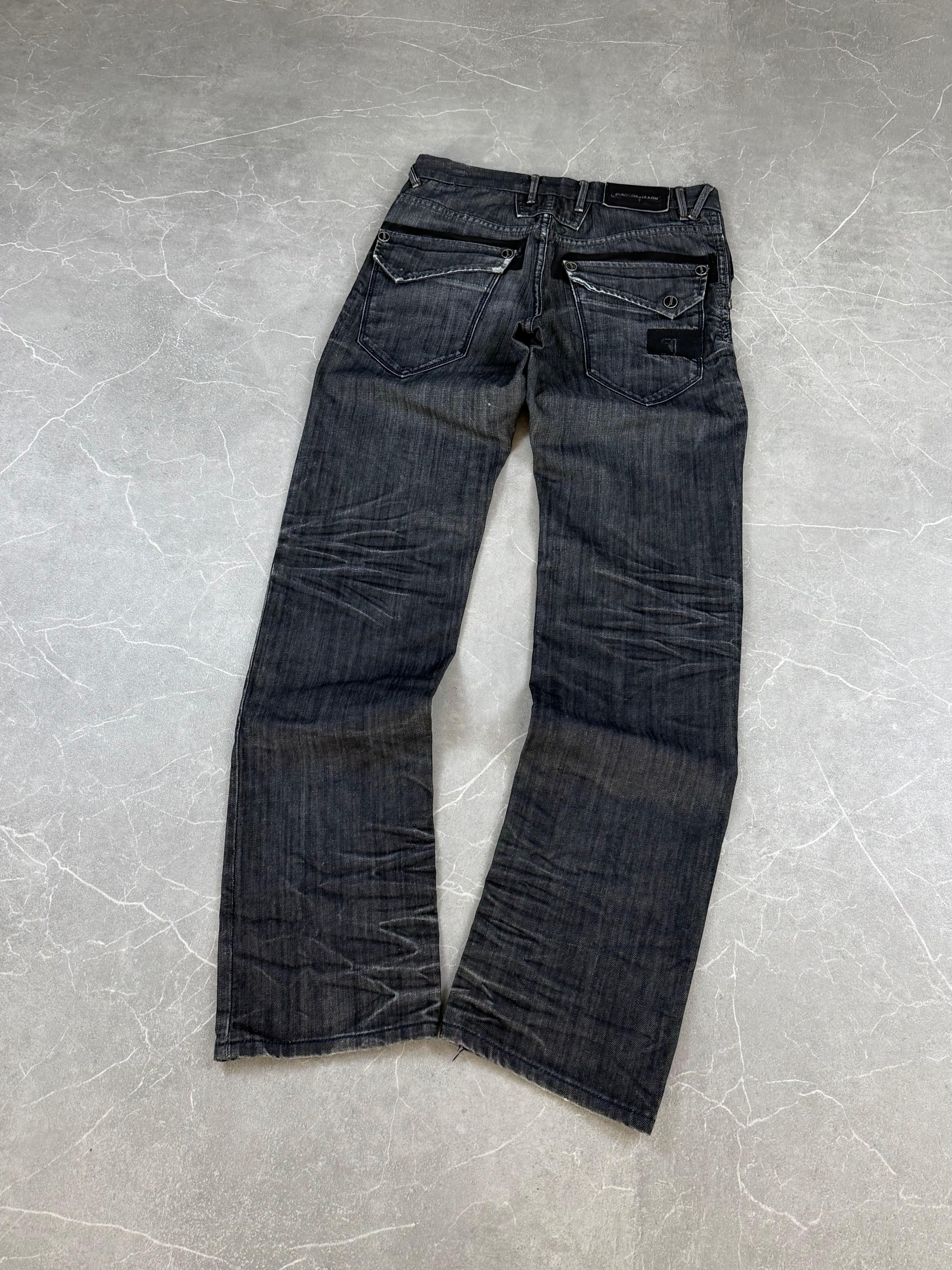 Vintage Washed Slim Jeans (S-M)