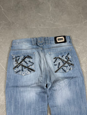 Dolce Gabbana Big Logo Italia Baggy Jeans (M)