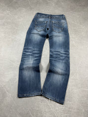 Vintage washed Slim/Straight Jeans (S)