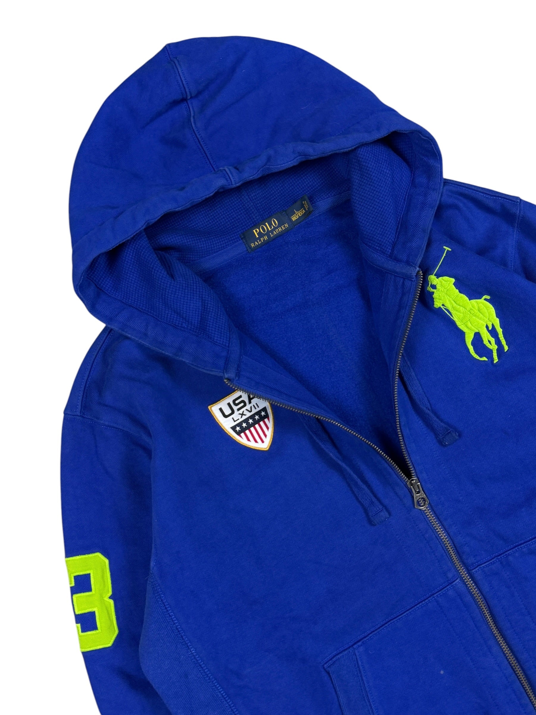 Ralph Lauren Big Pony Zip Hoodie (L)