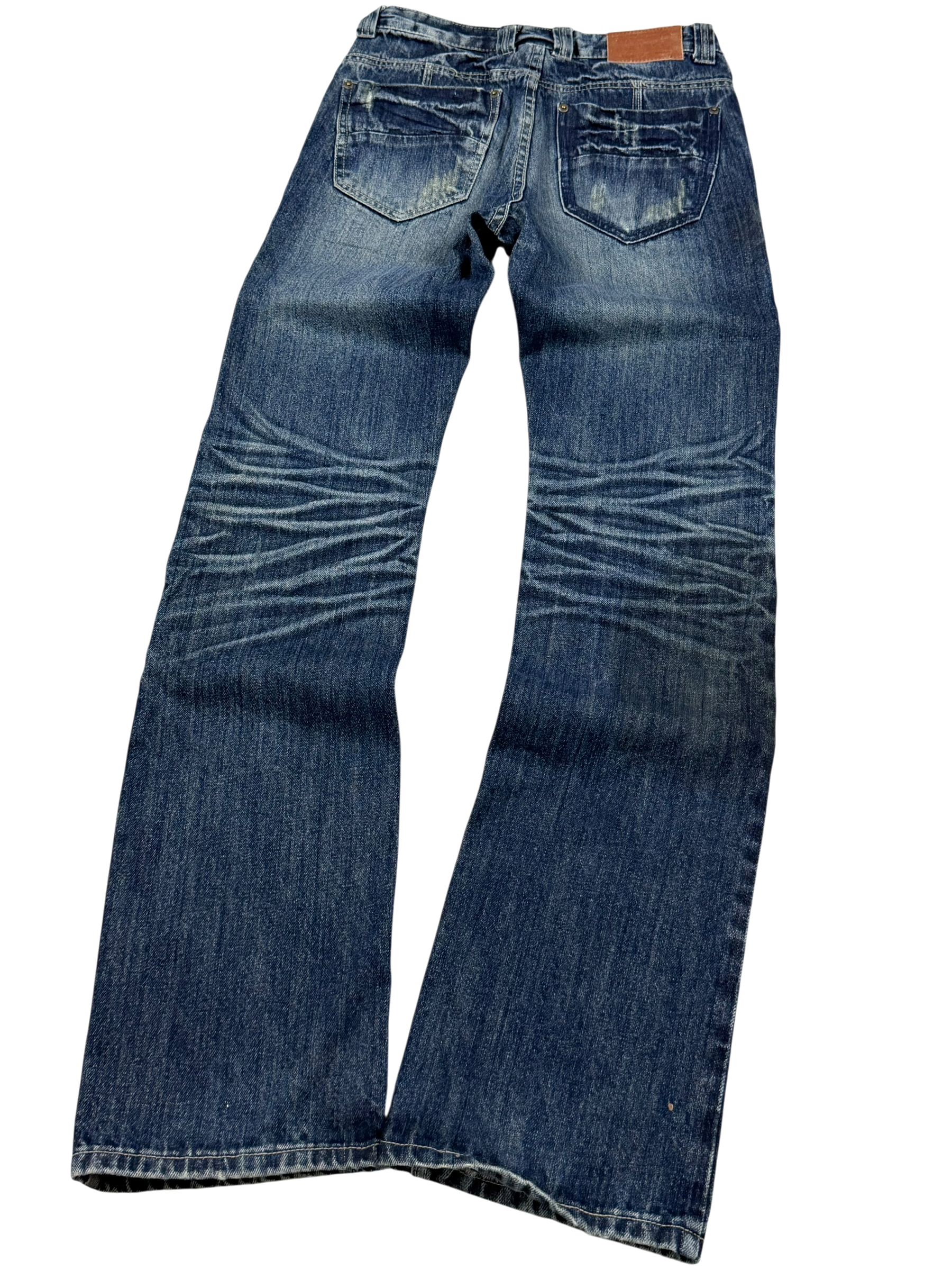 Washed Slim-Fit Jeans (XS-S)