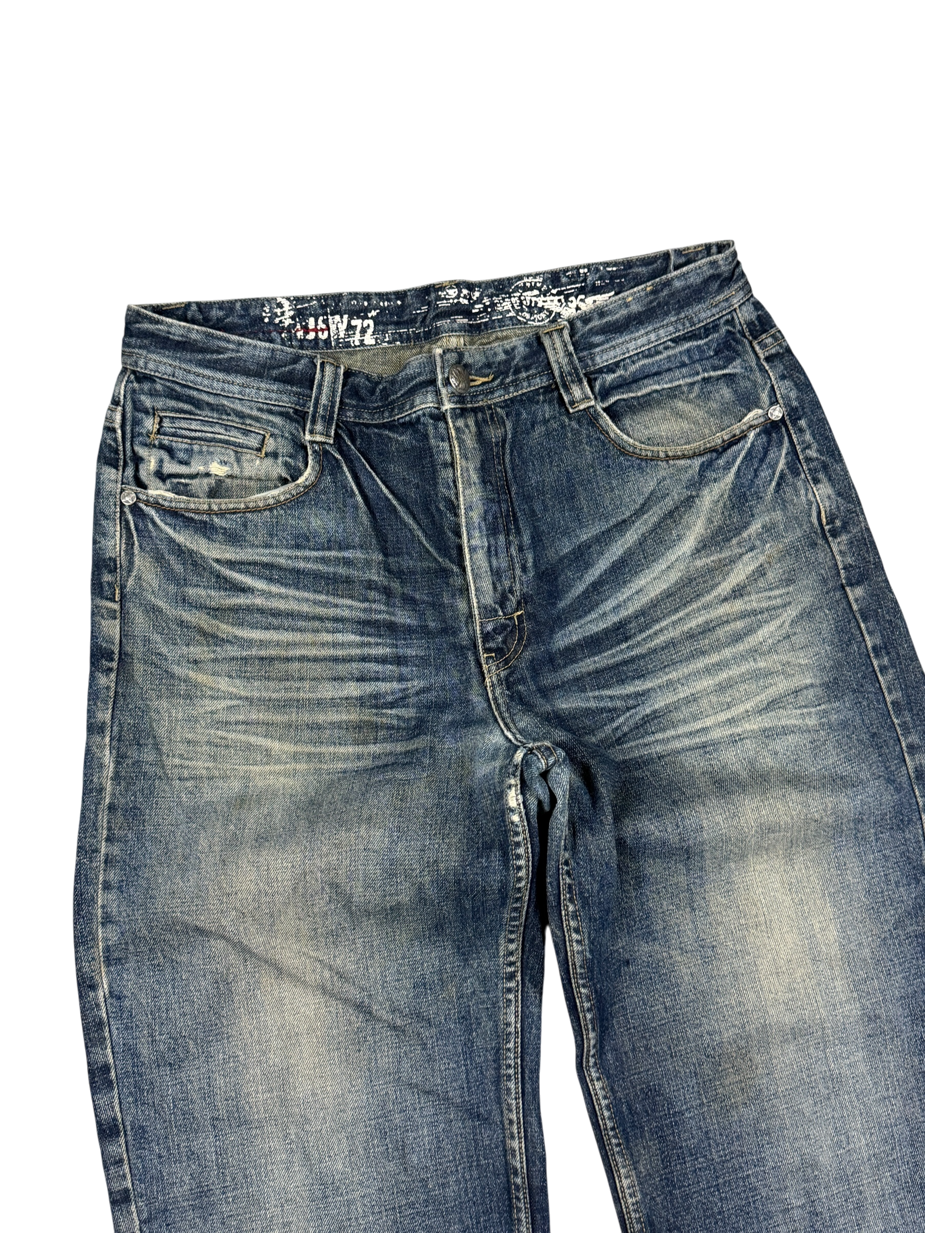 Crazy Washed Bootcut Jeans (M)