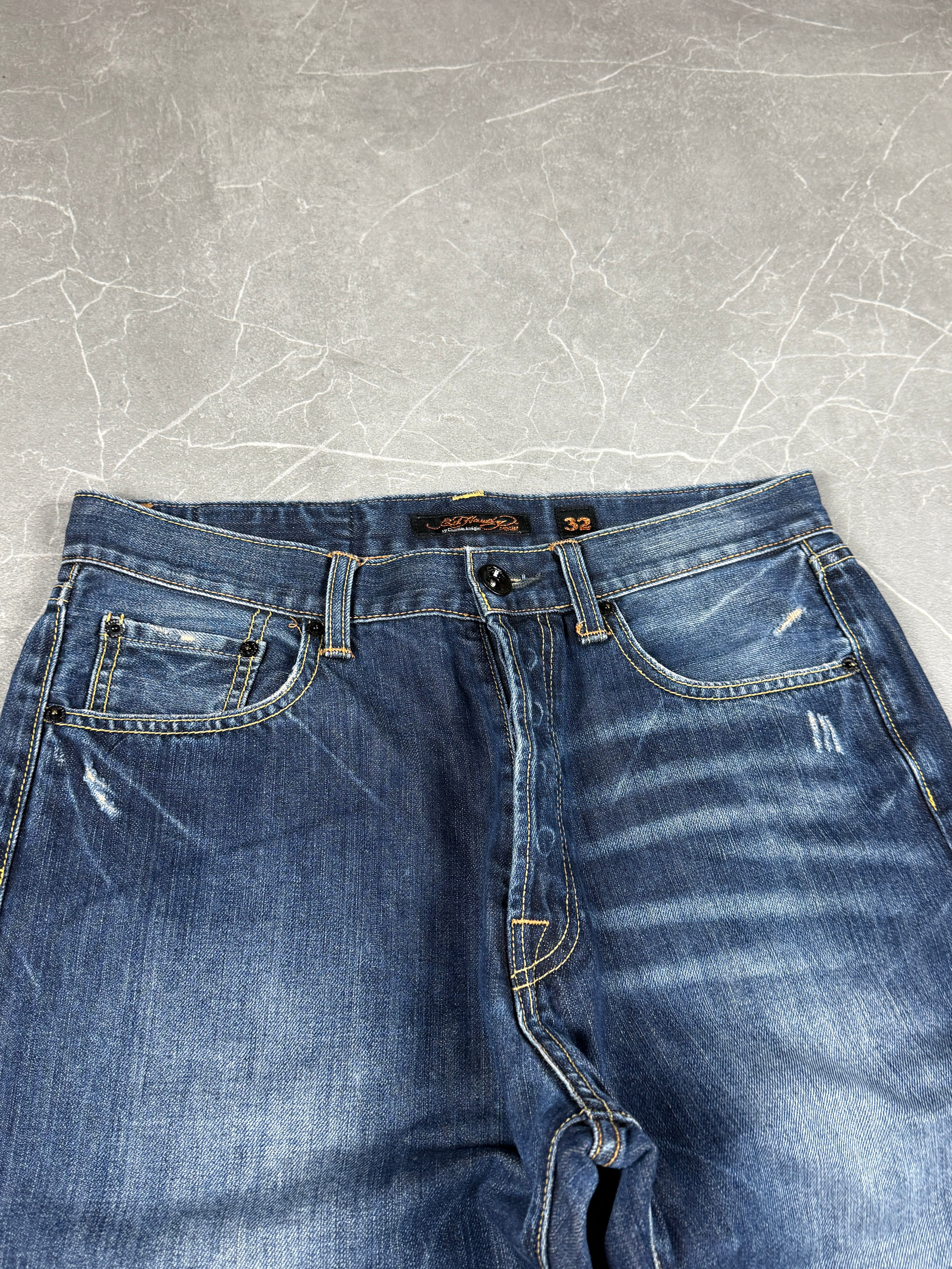 Ed Hardy washed Jeans (L-XL)