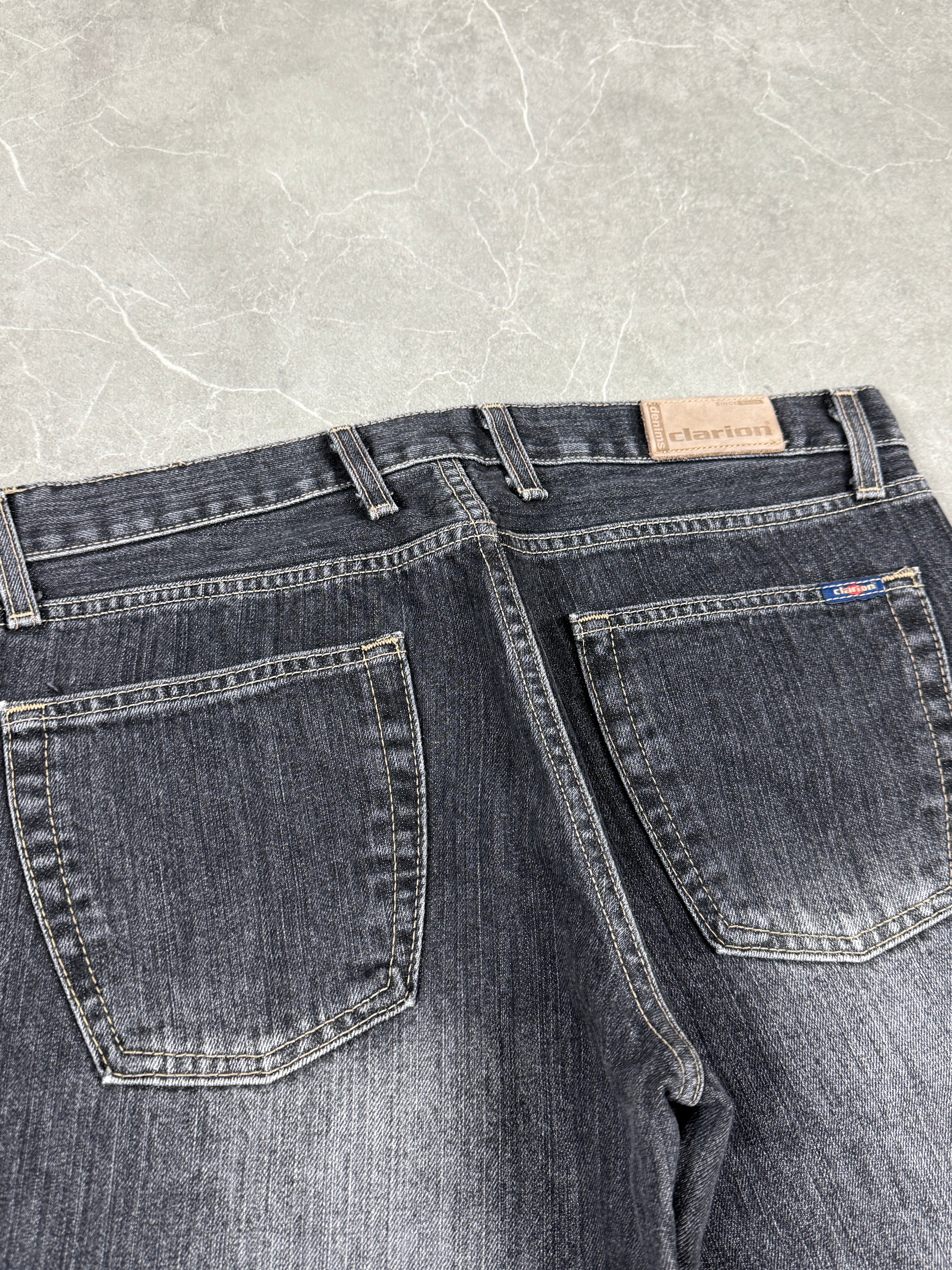 Vintage washed bootcut jeans (M)