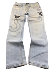 Ferre vintage Big Logo Straight Jeans (XS)