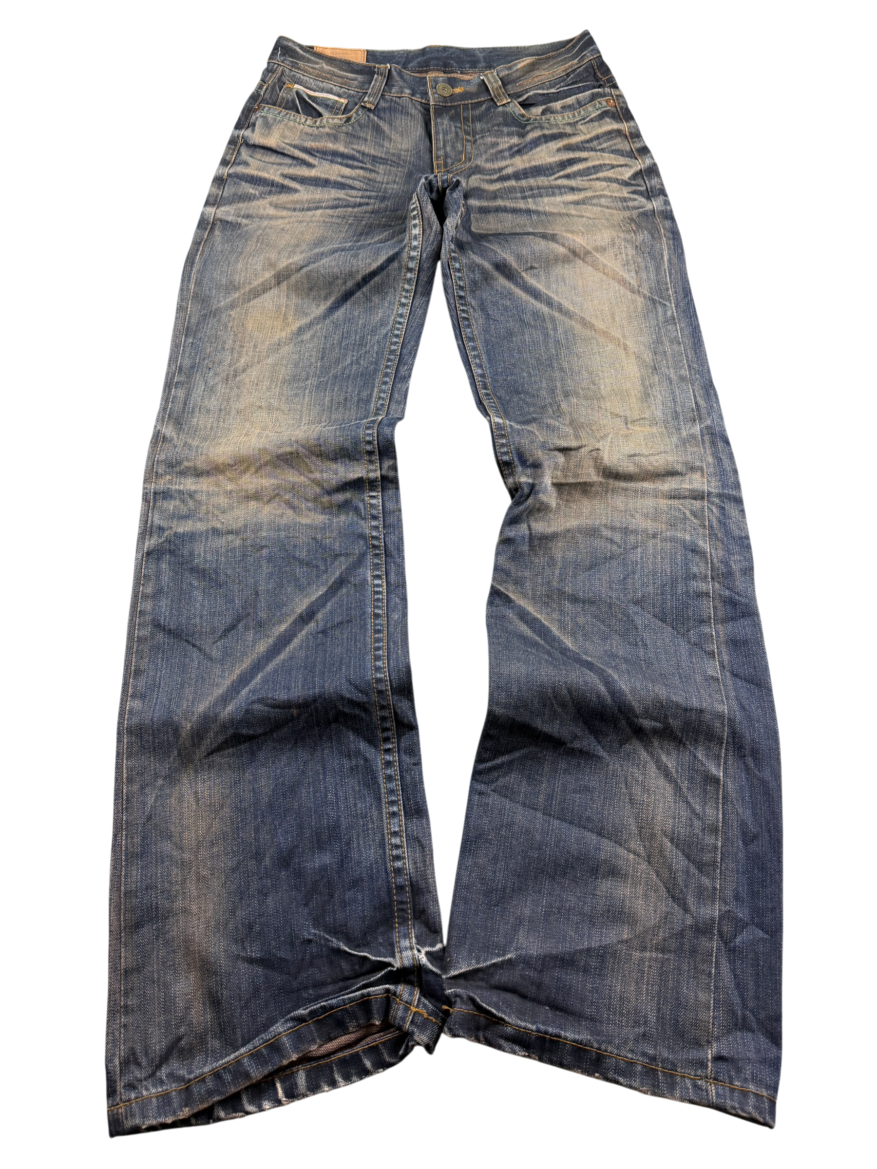 Crazy washed Bootcut Jeans (S)