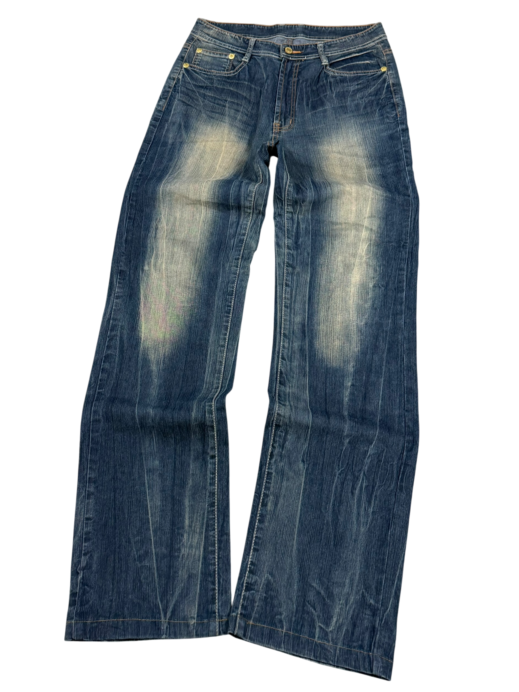 Crazy washed Straightfit Jeans (S-M)