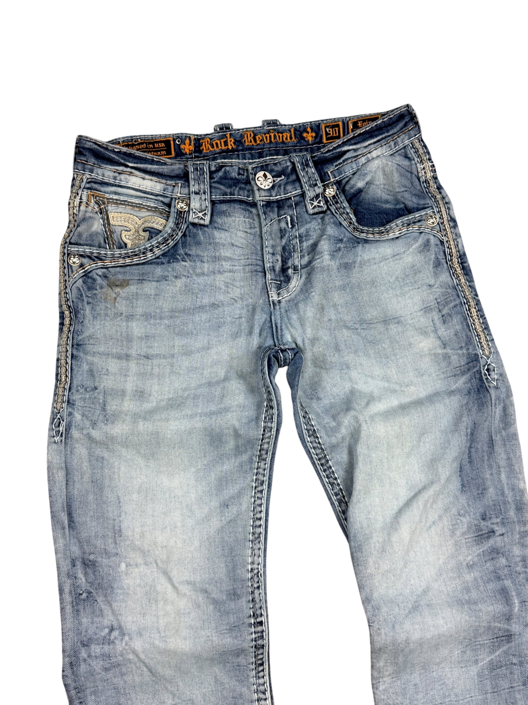Rock Revival washed Slim/Straight Jeans (S-M)
