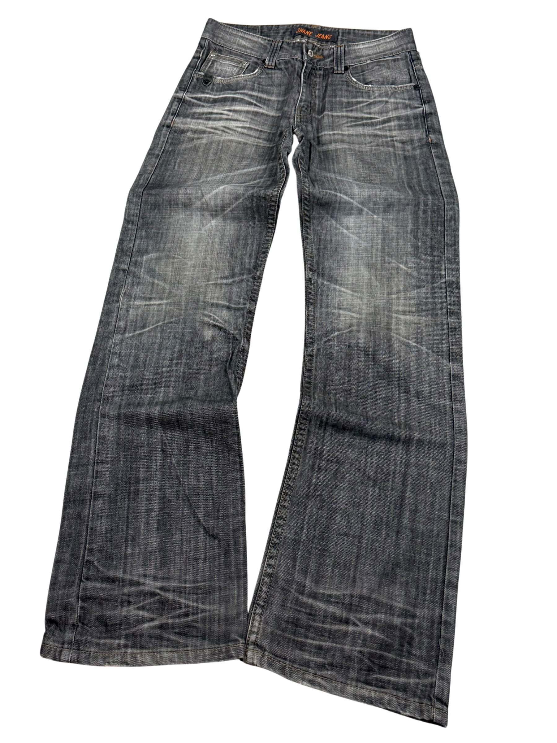Washed Bootcut Jeans (S-M)