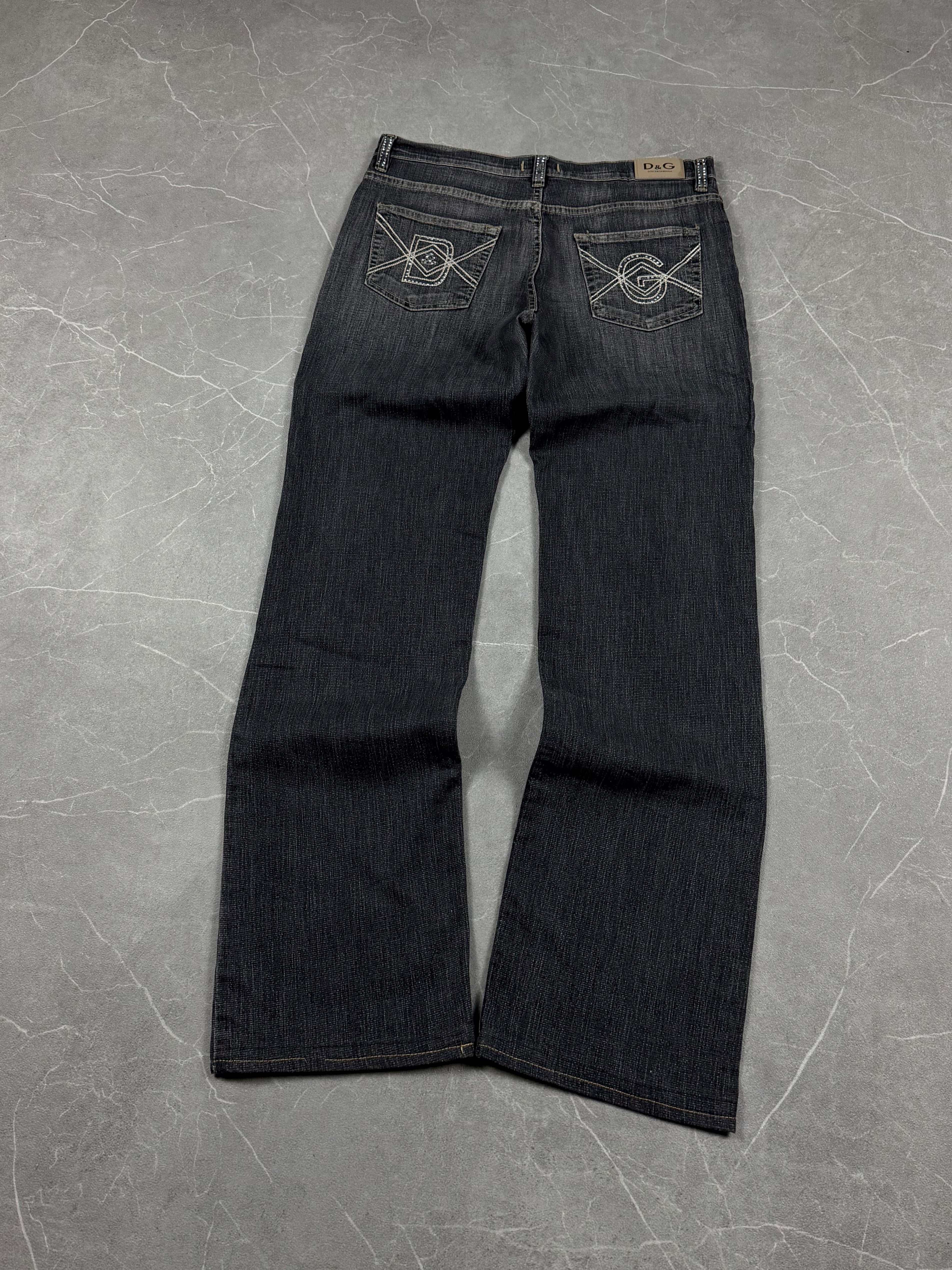 Dolce Gabbana Big Logo Straight Jeans (XS-S)