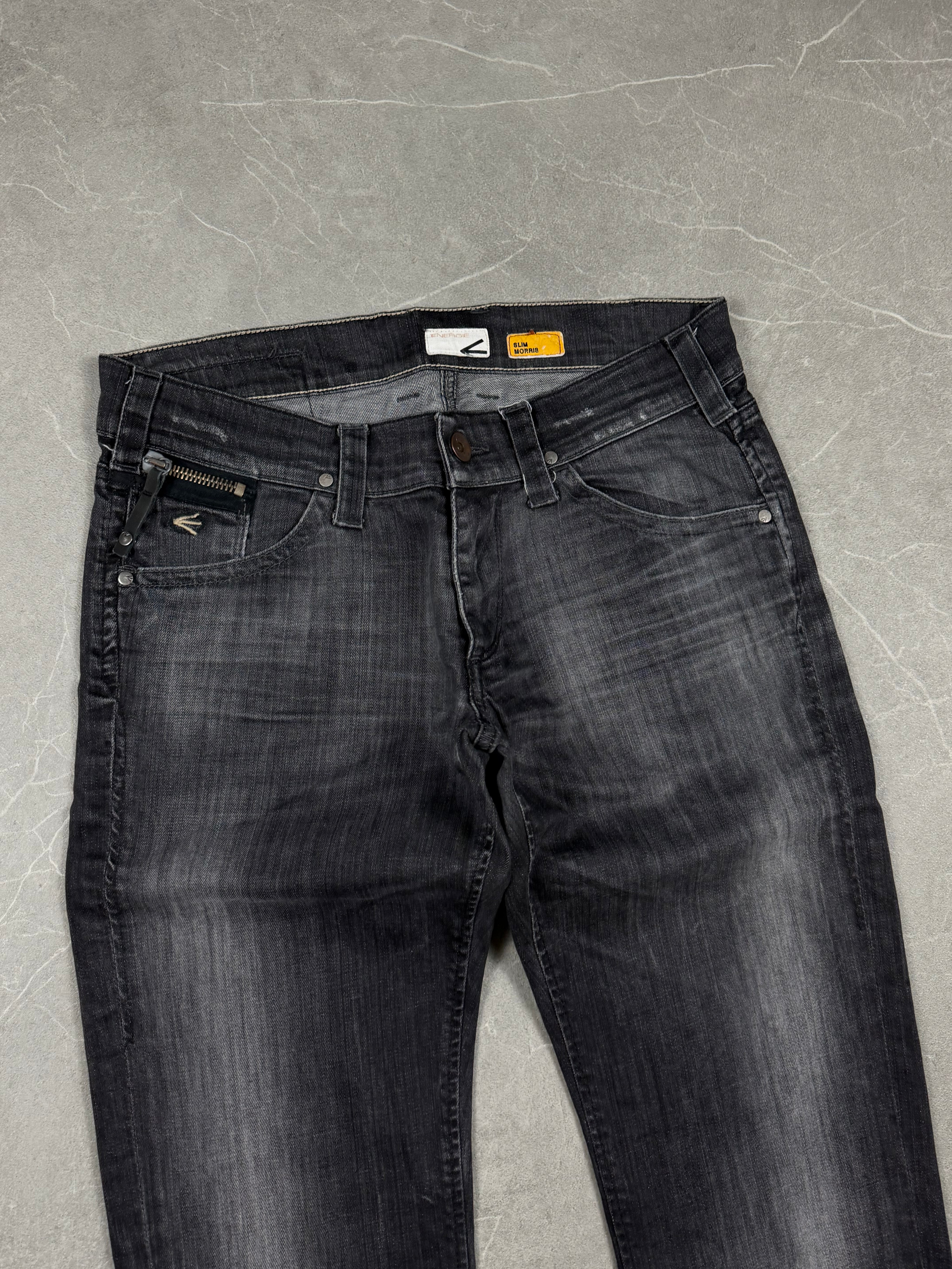 Vintage washed Straight Jeans (S-M)