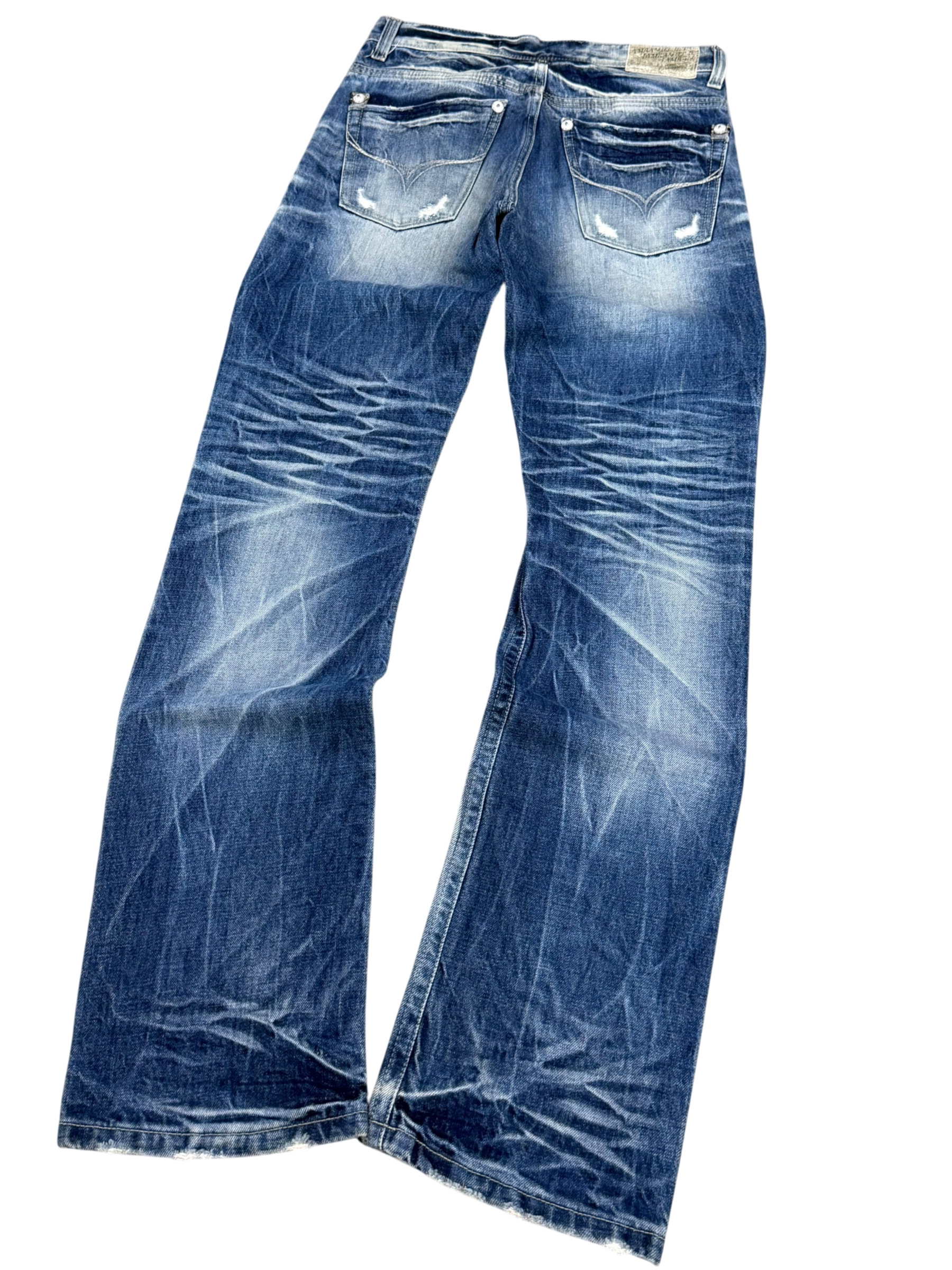 Ultra Washed Straight Jeans (S-M)