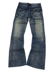 Ultra washed Flared/Bootcut Jeans (XS)