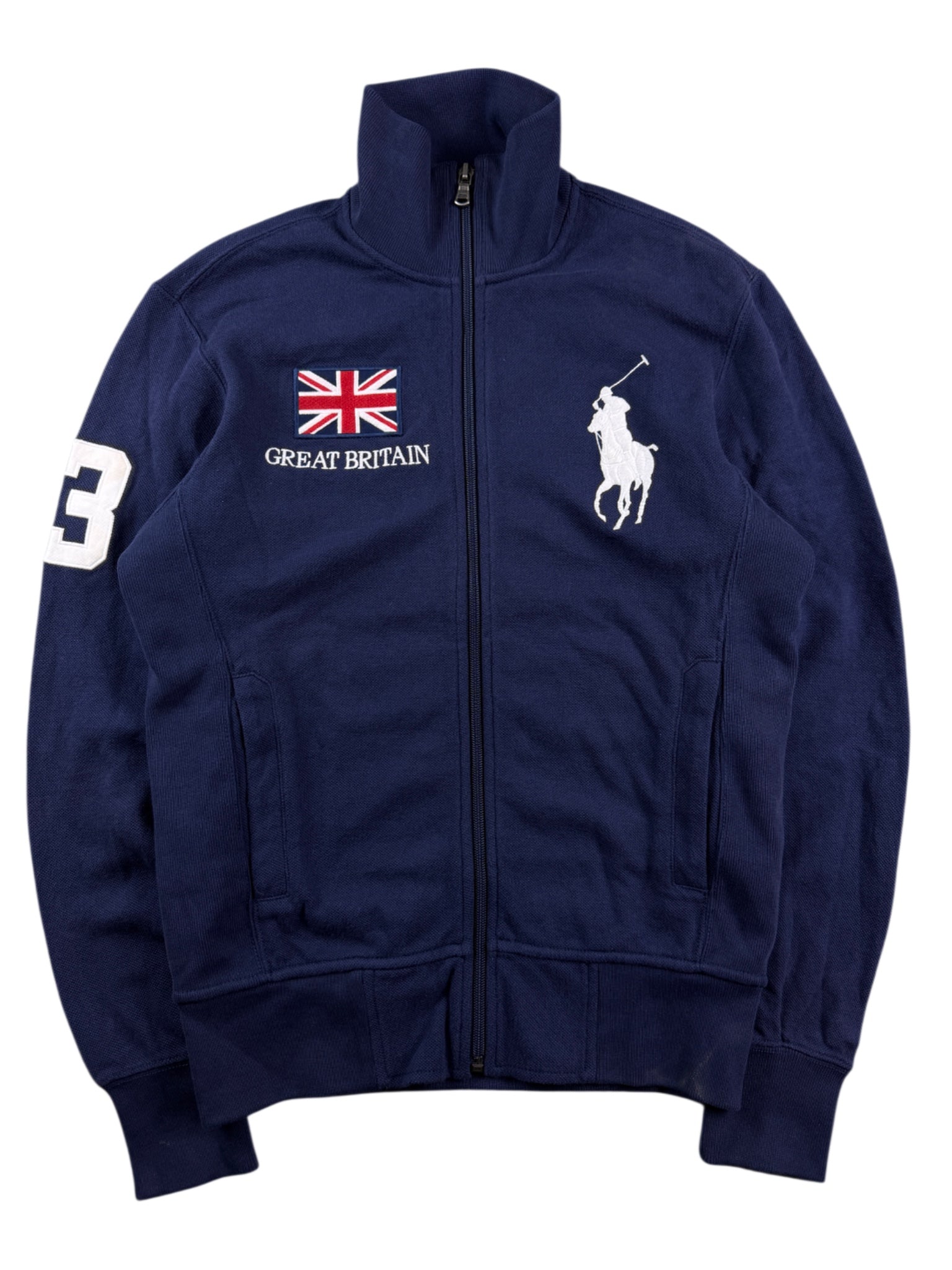 Ralph Lauren Big Pony Great Britain Zip Jacke (S)