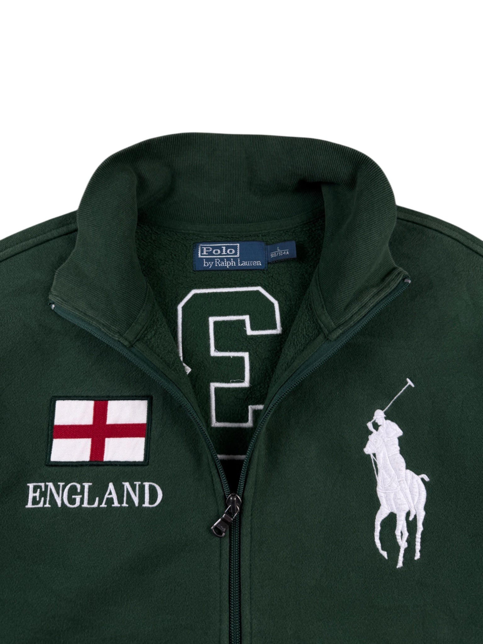 Ralph Lauren England Big Pony Zip Jacke (L)