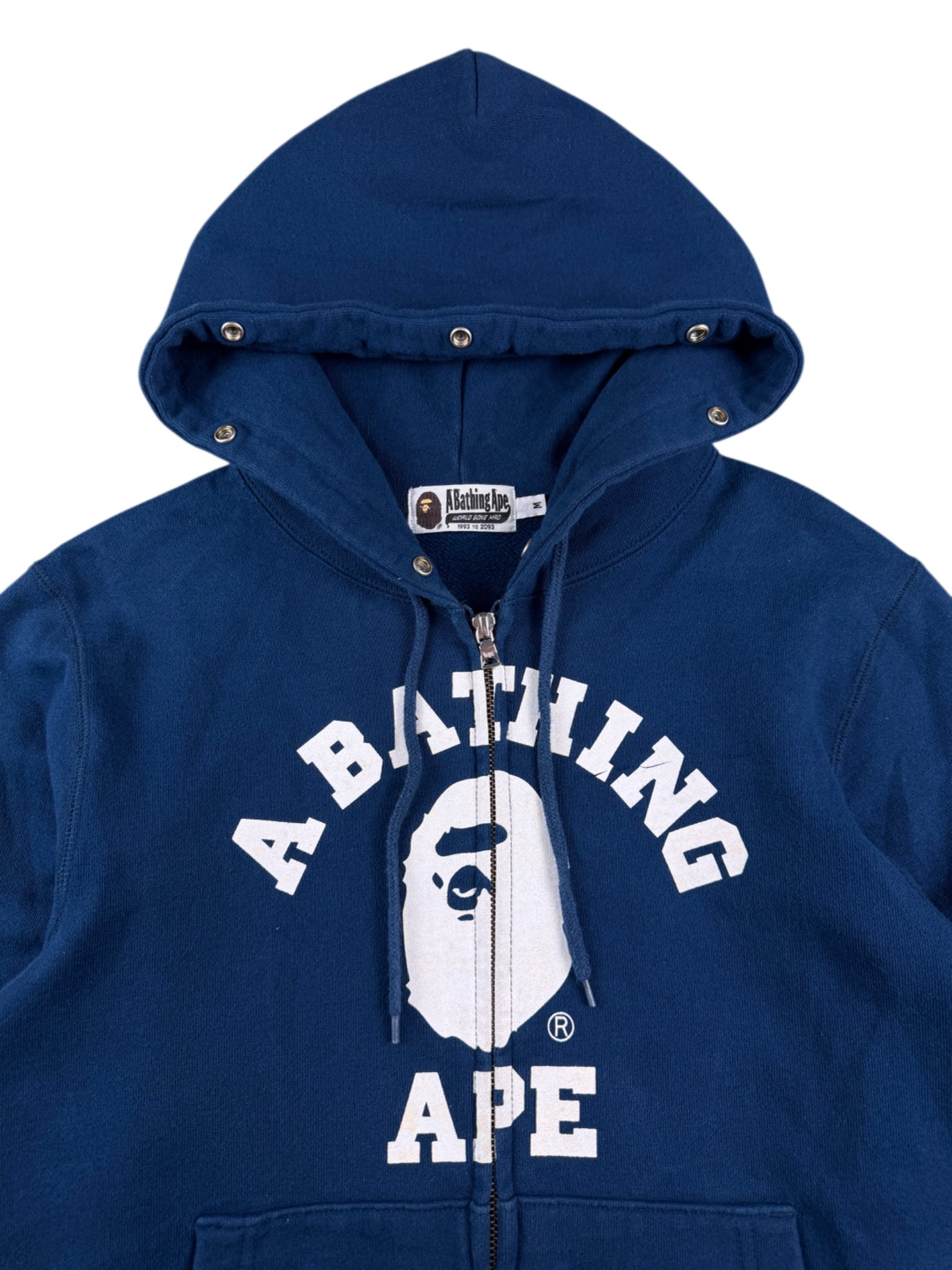Bape Collage Ape Head Zip Hoodie (M)