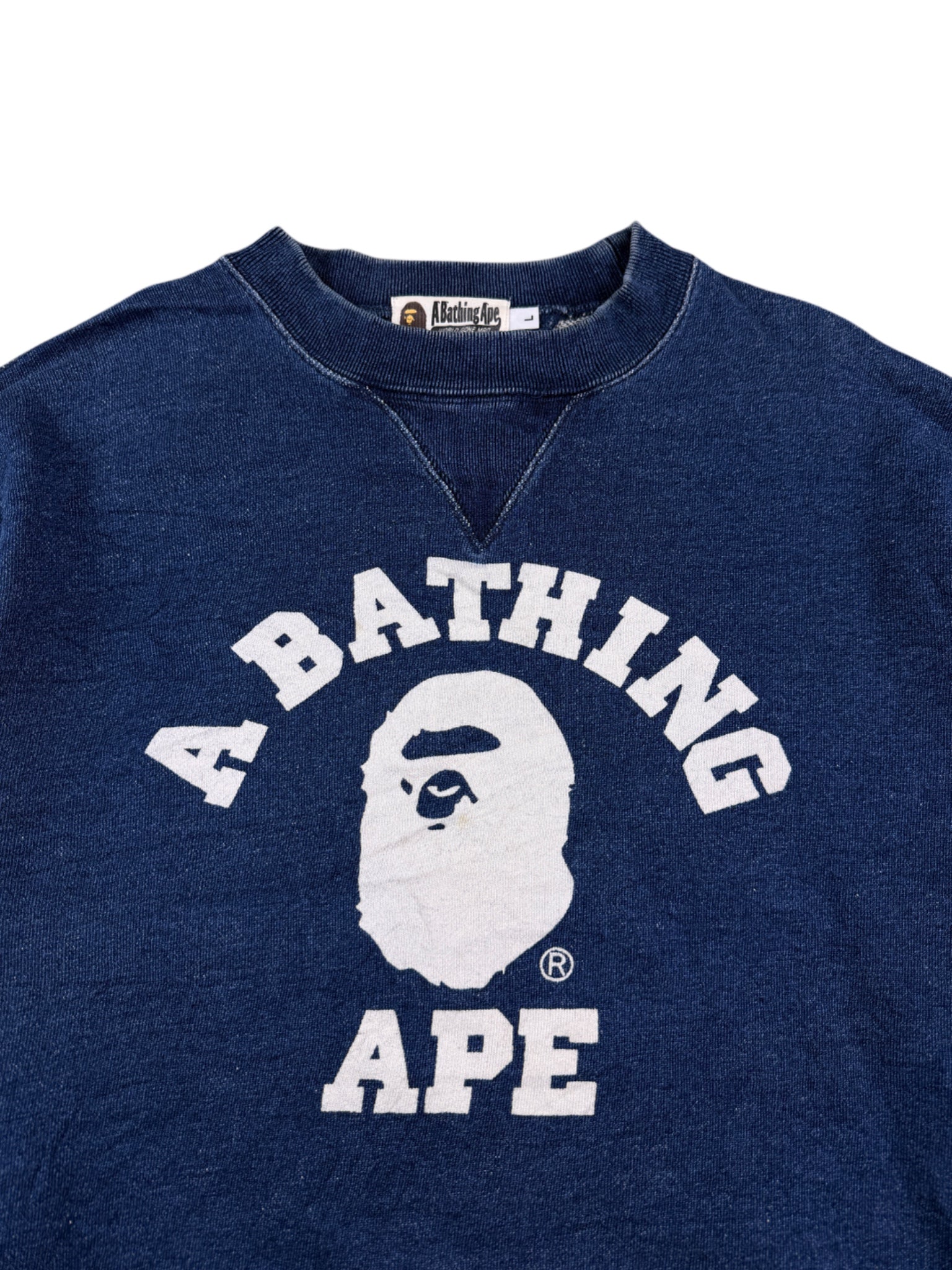Bape Collage Ape Head Sweater (L)