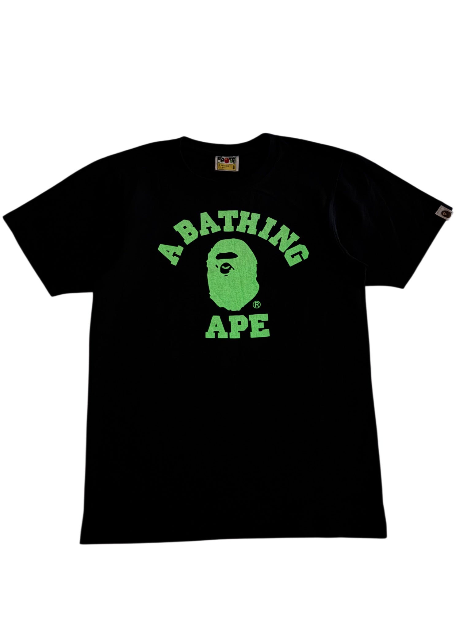 Bape *GLOW in the Dark* College Logo T-Shirt (S)