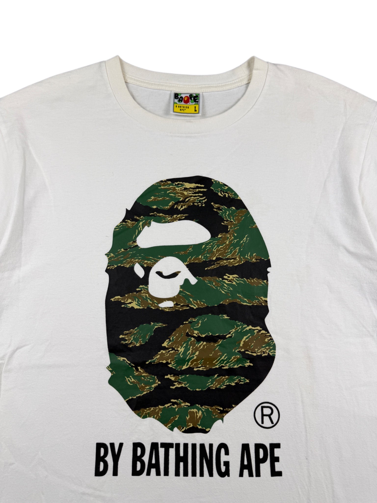 Bape Tiger Camo Ape Head T-Shirt (L)