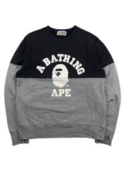 Bape Big Ape Head College Sweater (S)