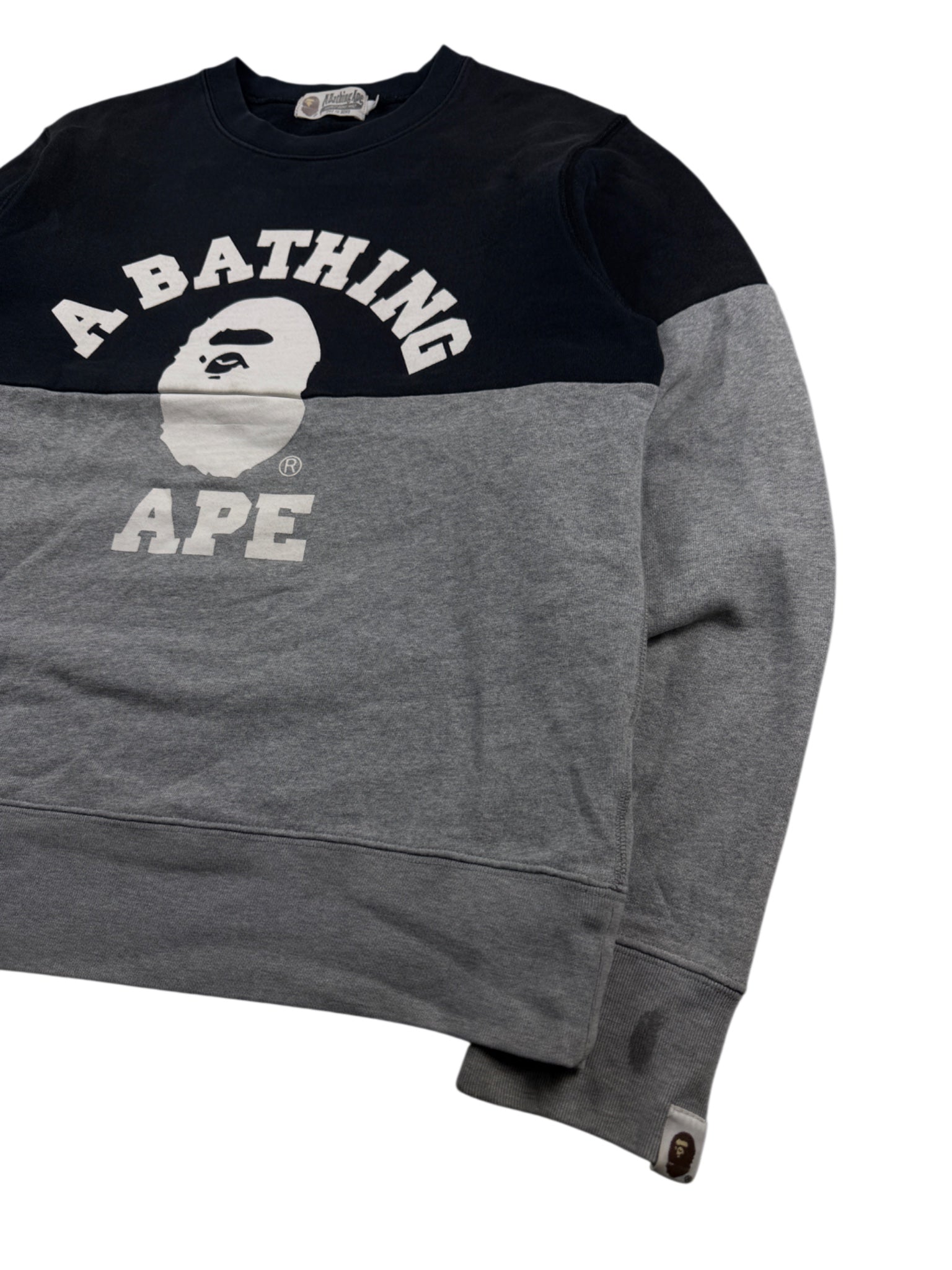 Bape Big Ape Head College Sweater (S)