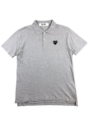 Comme Des Garçons PLAY Black Heart Poloshirt (XL)