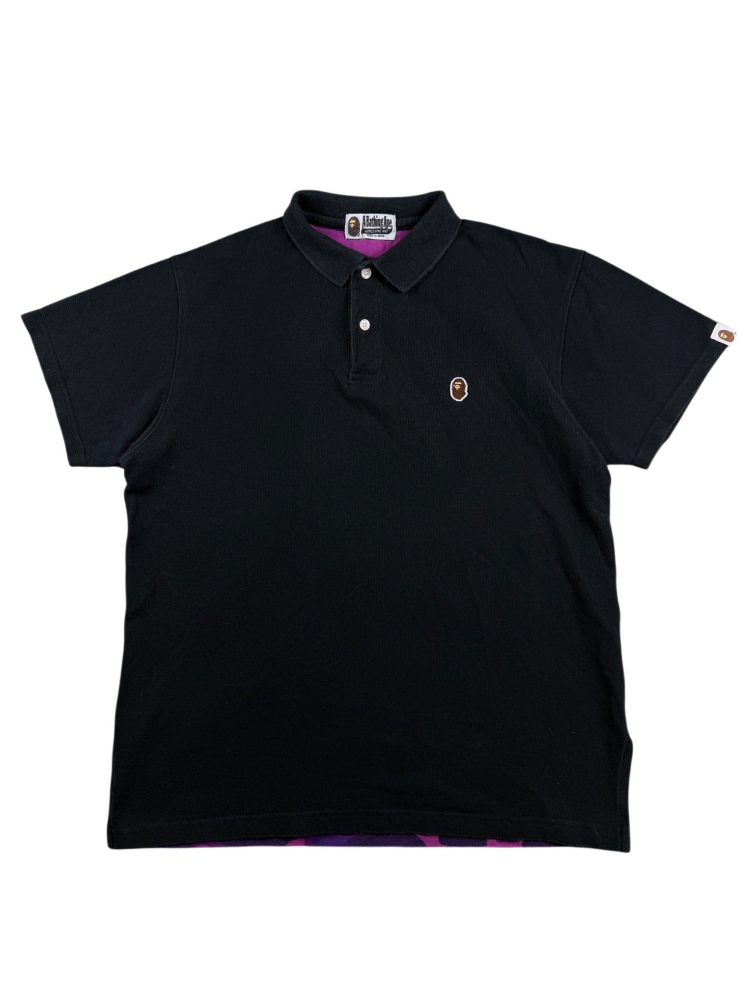Bape Camo Back Poloshirt (S-M)