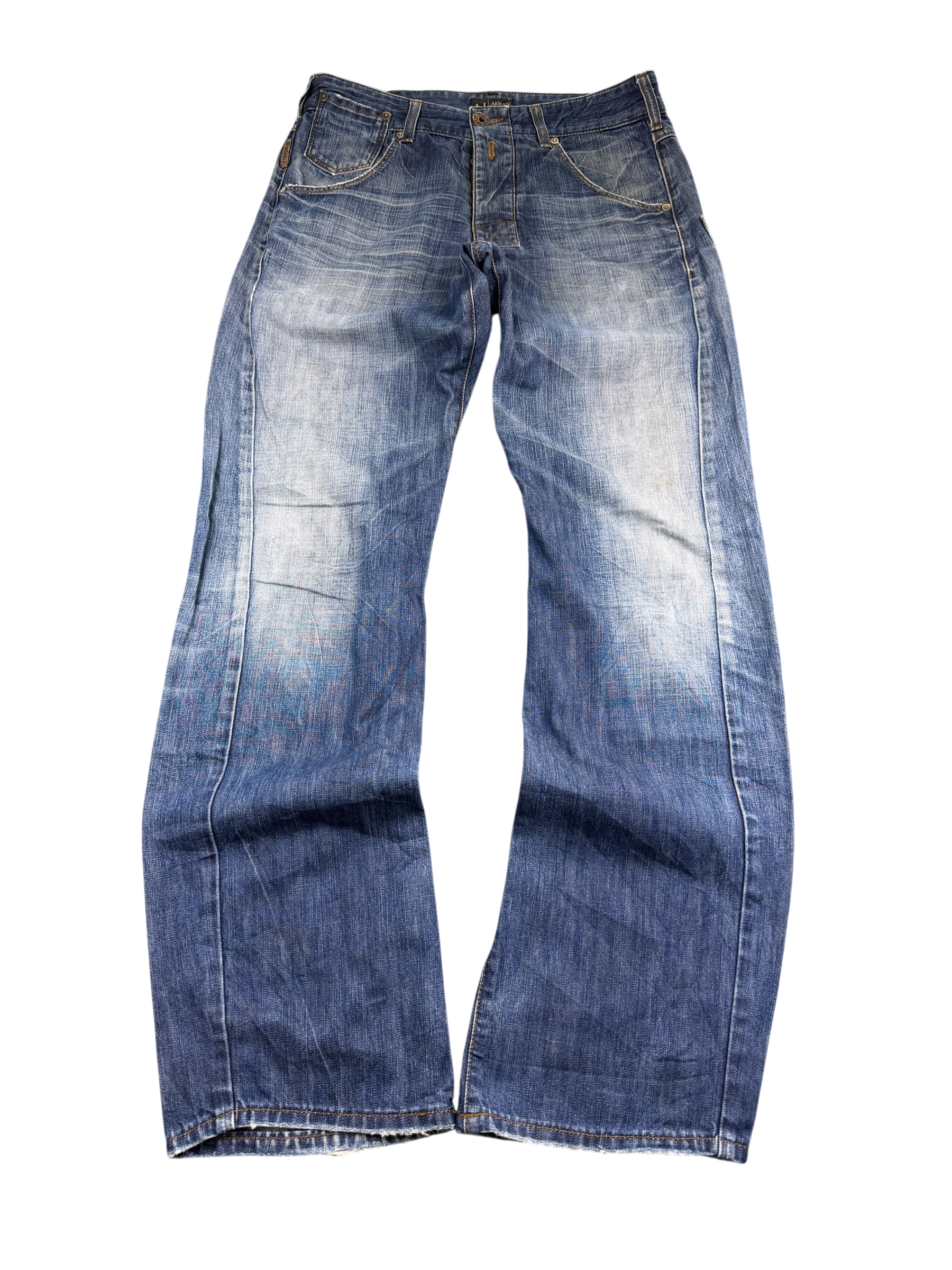 Armani vintage washed Straight Jeans (S)