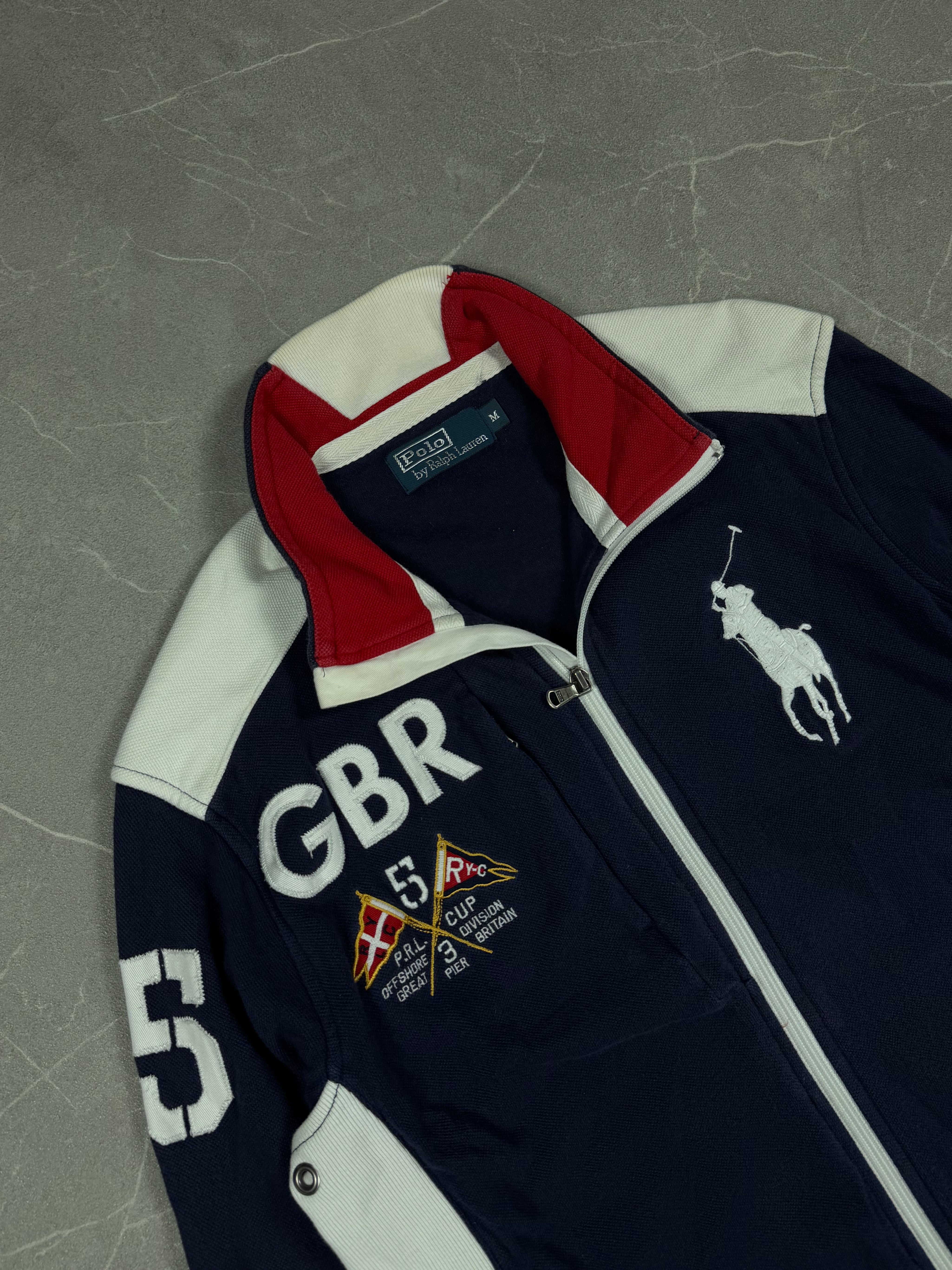 Rare Ralph Lauren Big Pony ENGLAND Zipper (M)