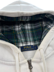 Ralph Lauren checked Hood Zip Hoodie (M)