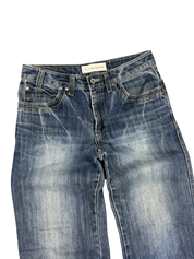 Crazy Washed Baggy/Bootcut Jeans (S)