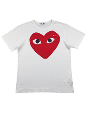 Comme des Garçons Big Heart Logo Tshirt (S)
