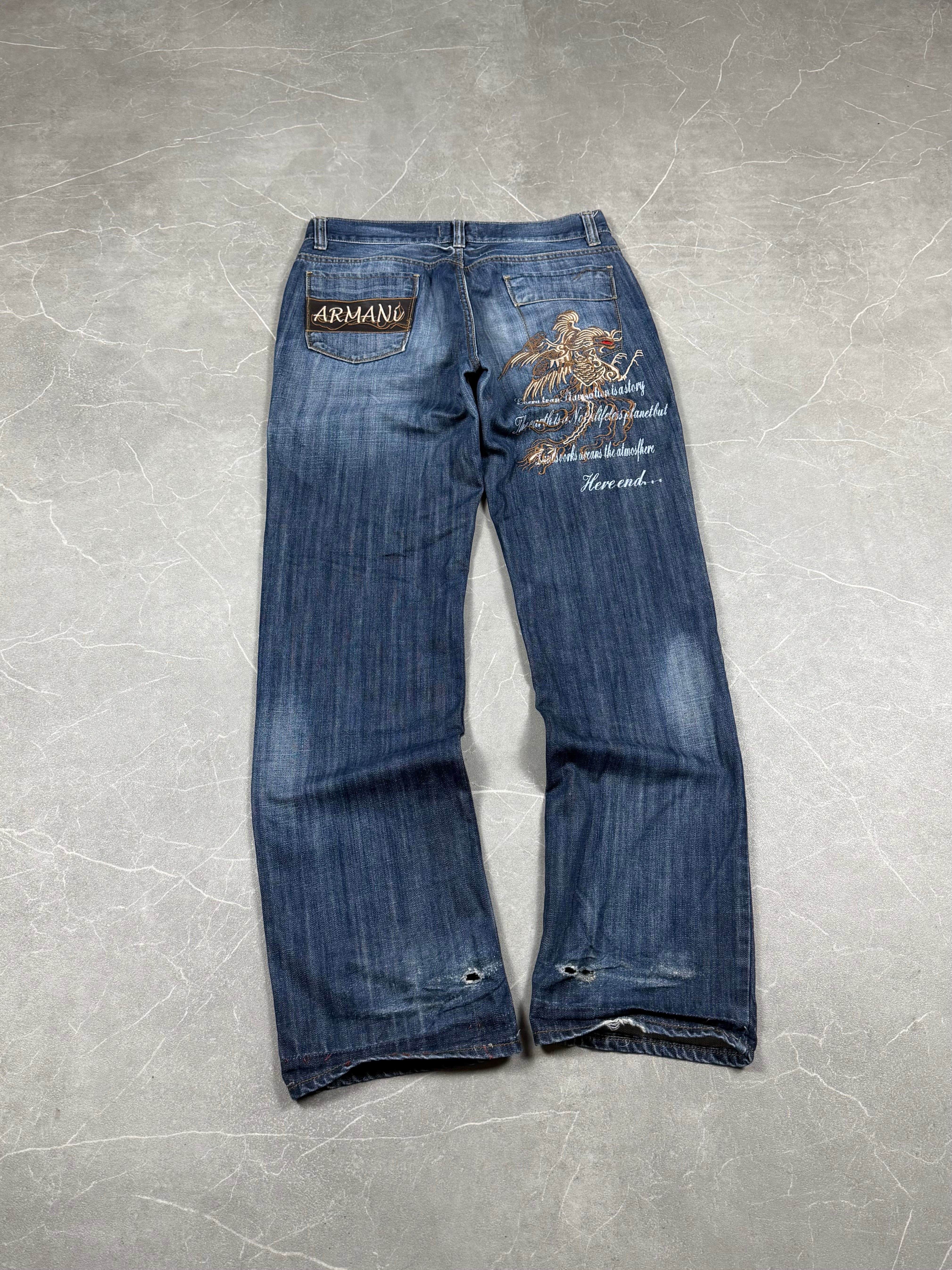 Armani Big Logo Jeans (M-L)