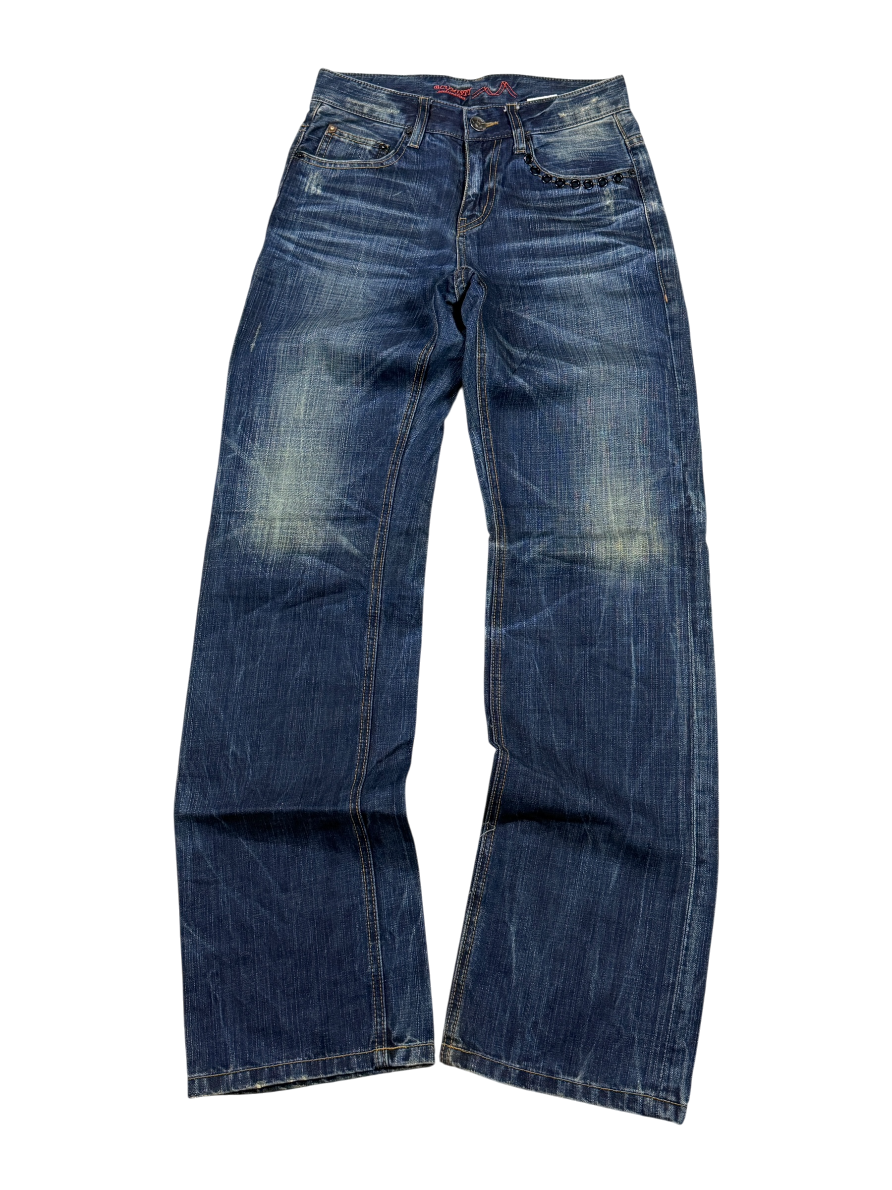 Washed straight Jeans (XS-S)