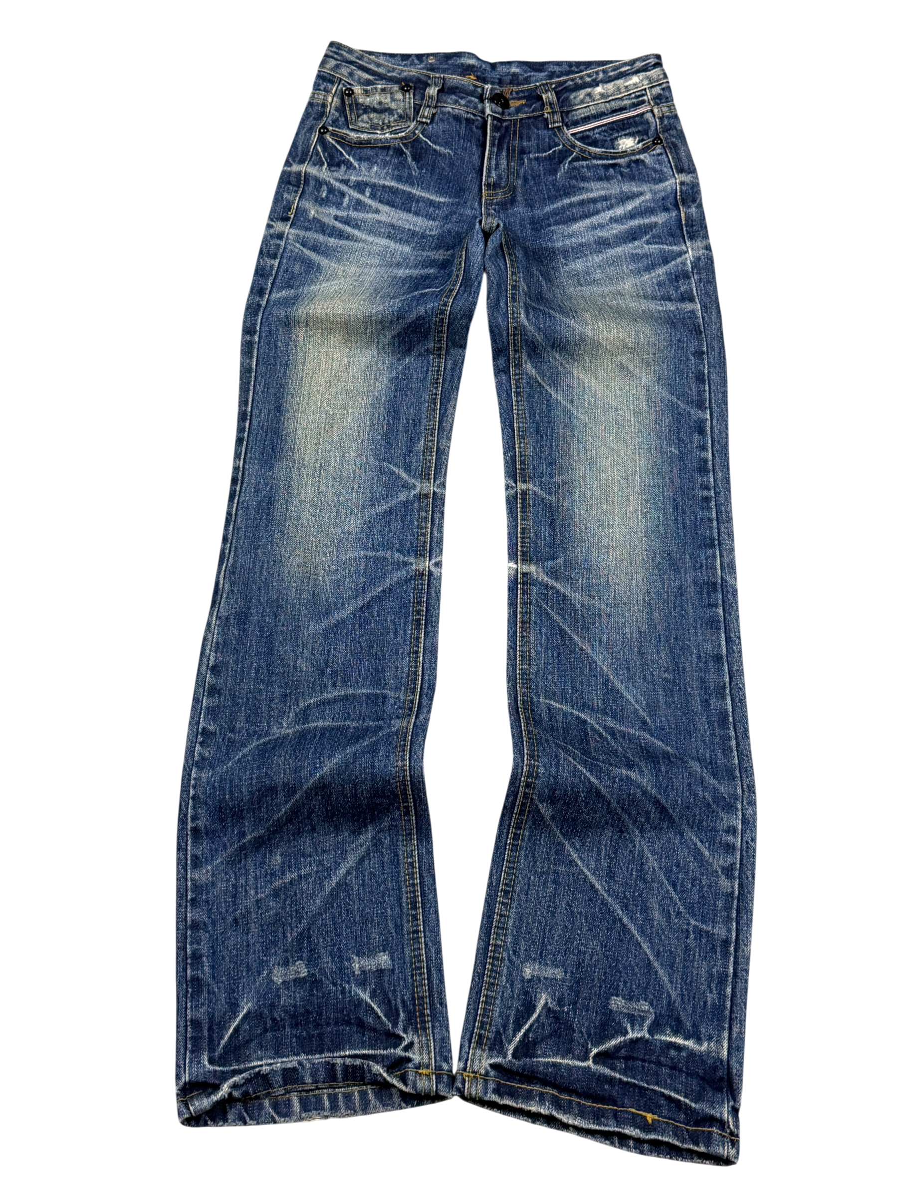 Crazy washed Straight Jeans (XXS)