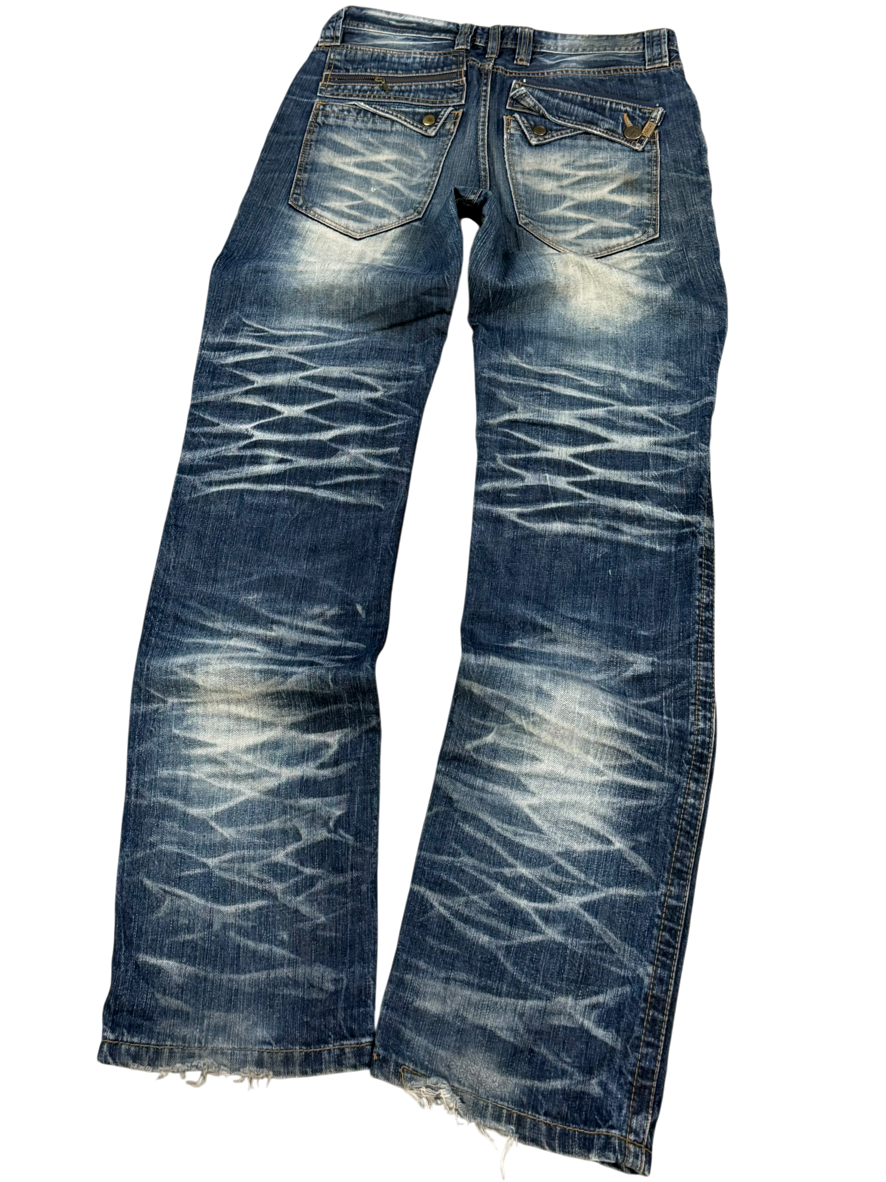 Ultra Washed Straight Jeans (S)