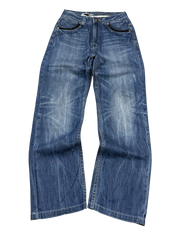 Washed straight Jeans (XS)