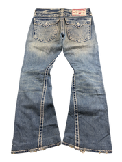 True Religion vintage washed Baggy/Bootcut Jeans (M-L)