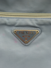 Prada Nylon Umhängetasche Babyblue