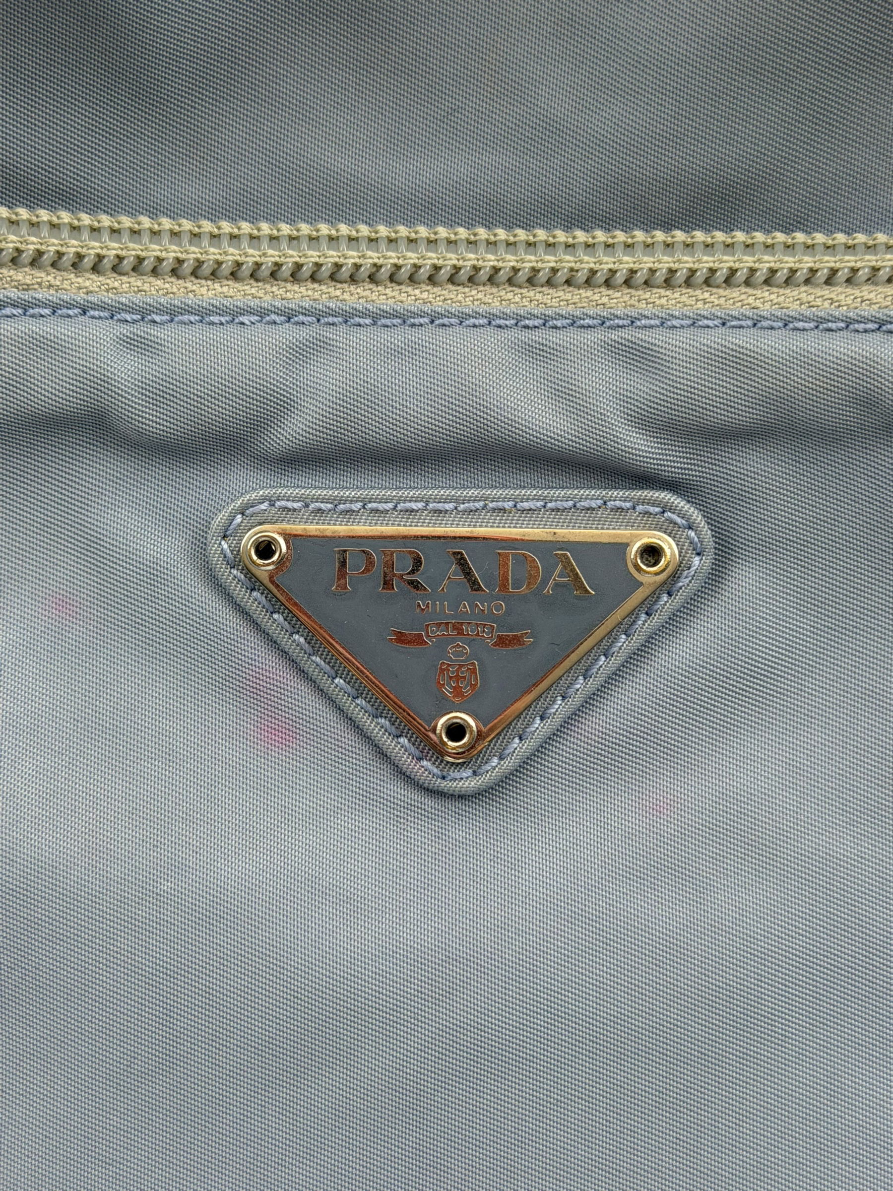 Prada Nylon Umhängetasche Babyblue