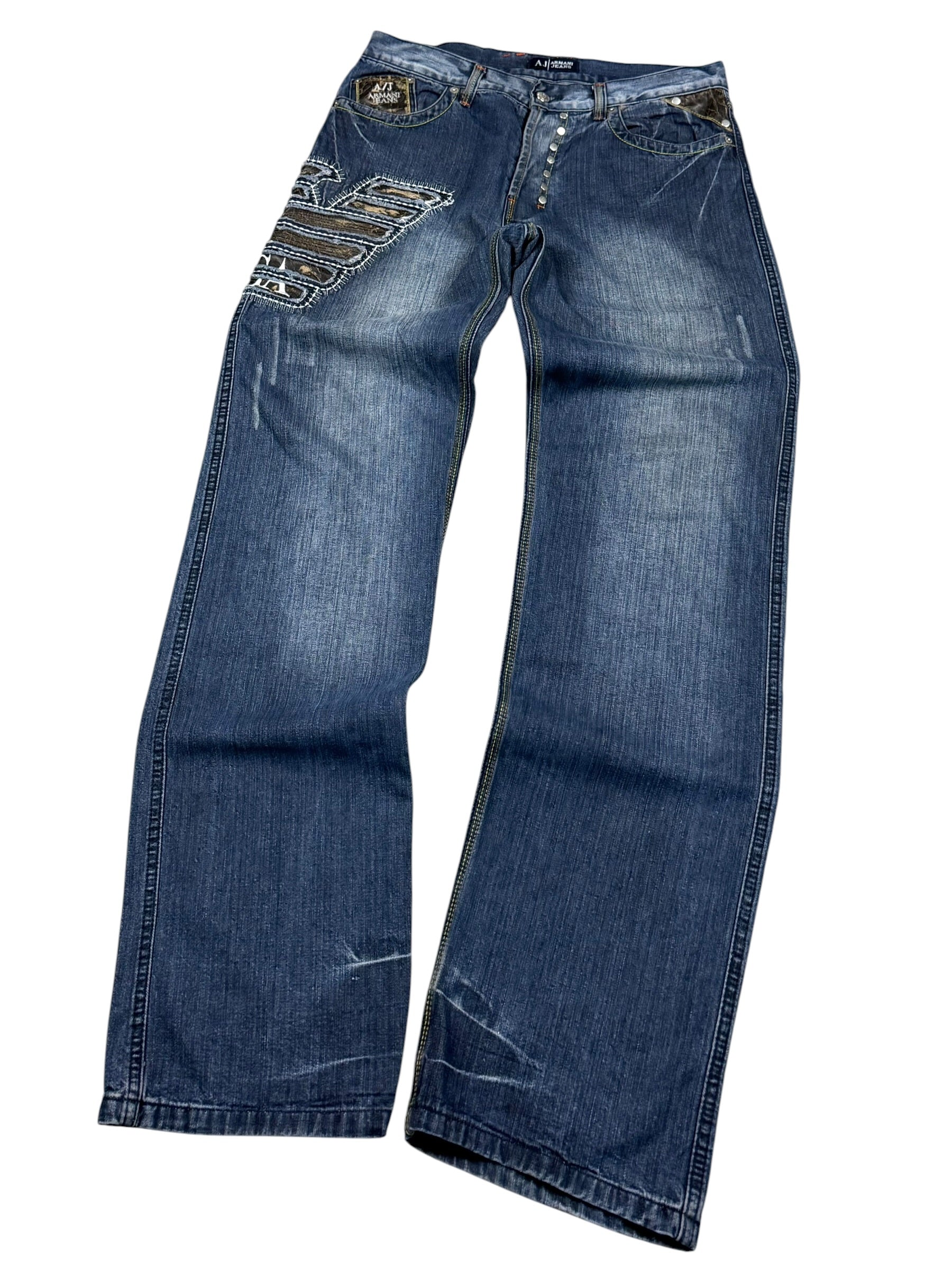 Armani Big Logo Jeans (M)