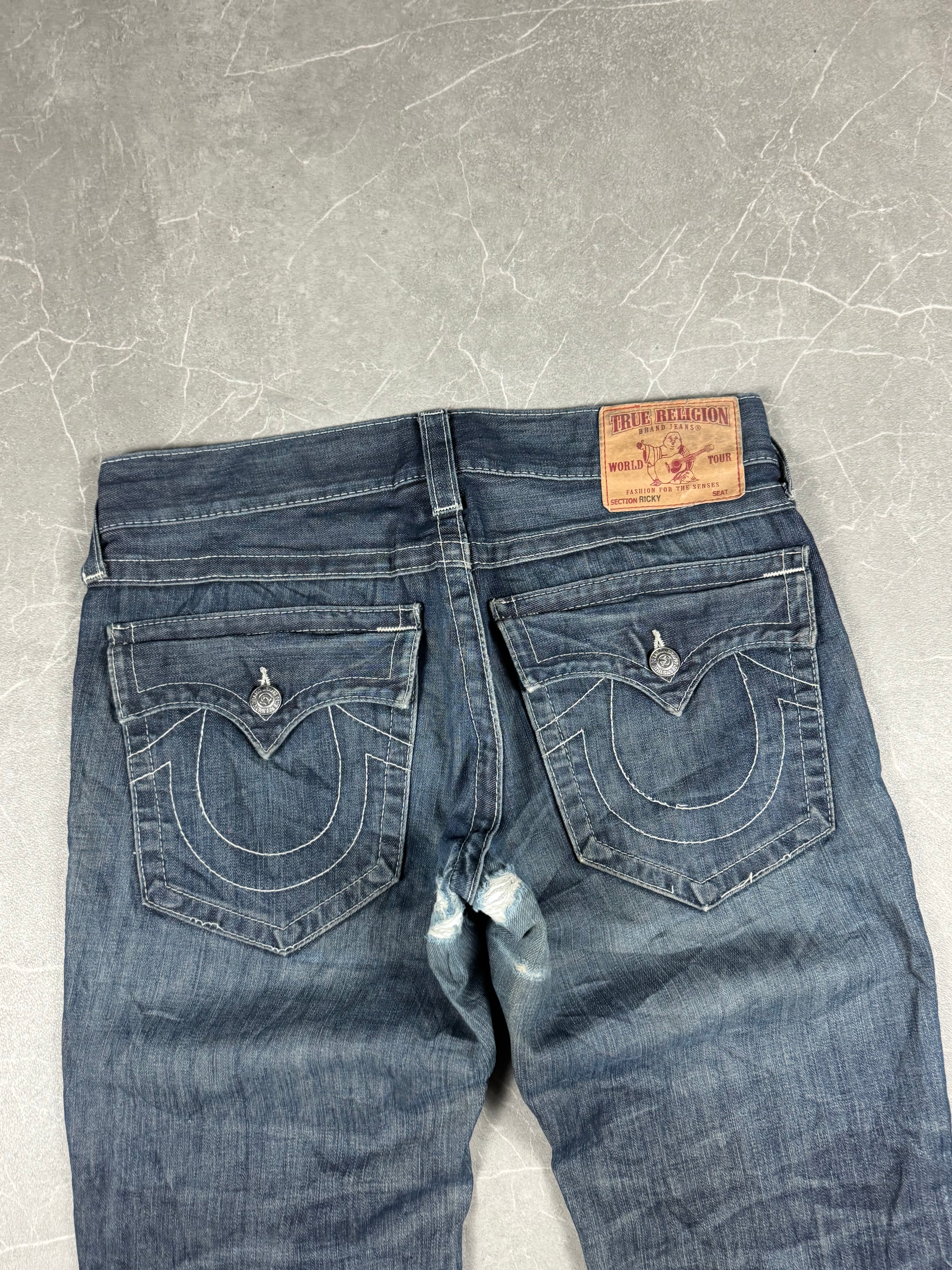 True Religion washed/Bootcut Jeans (S-M)