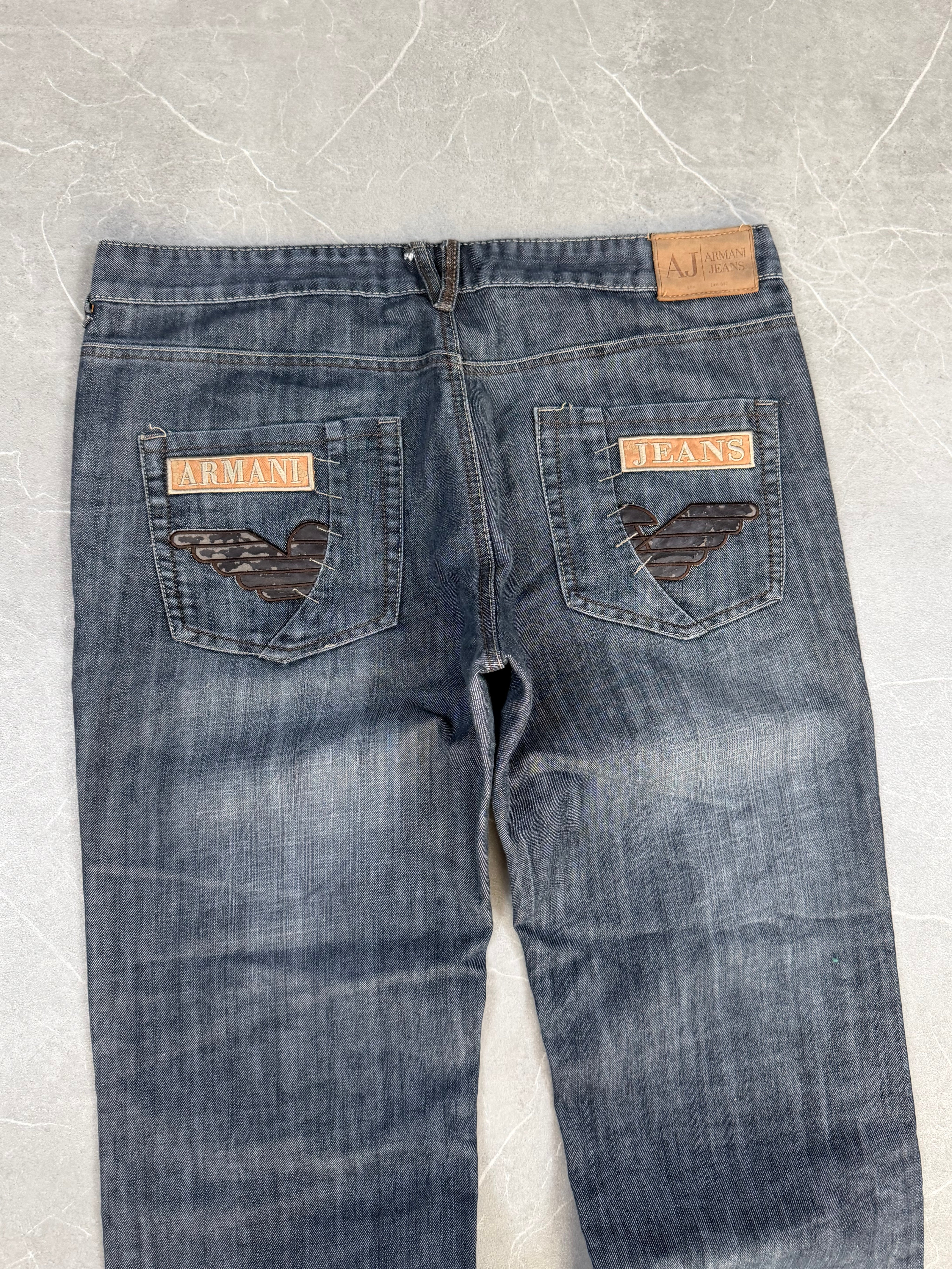 Armani Big Logo Jeans (S)