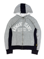 Armani Vintage Big Logo Zip Hoodie (S)