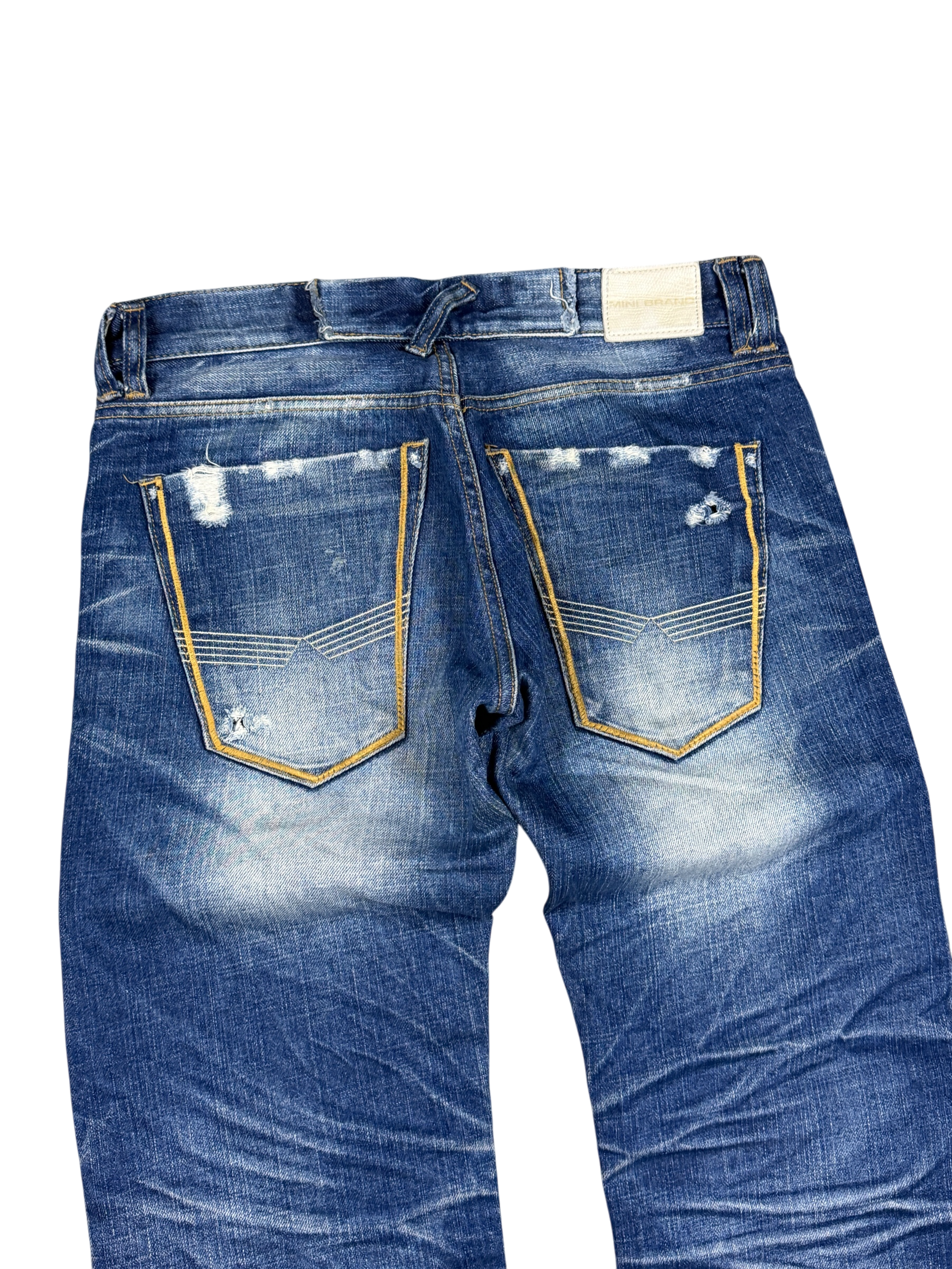 Ultra Washed Bootcut Jeans (XS-S)